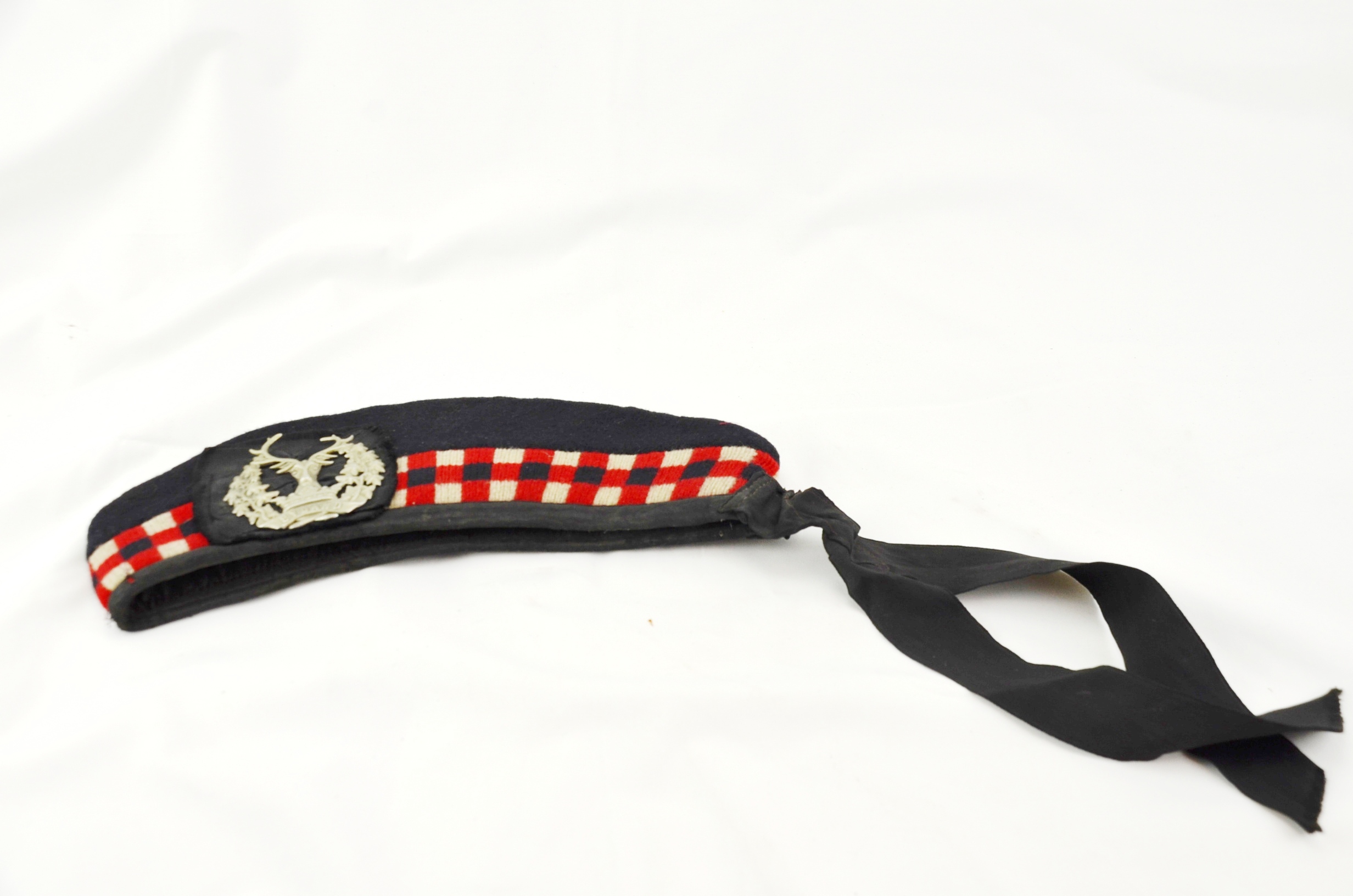 Antique Scottish Gordon Highlanders Glengarry Bonnet - Image 6
