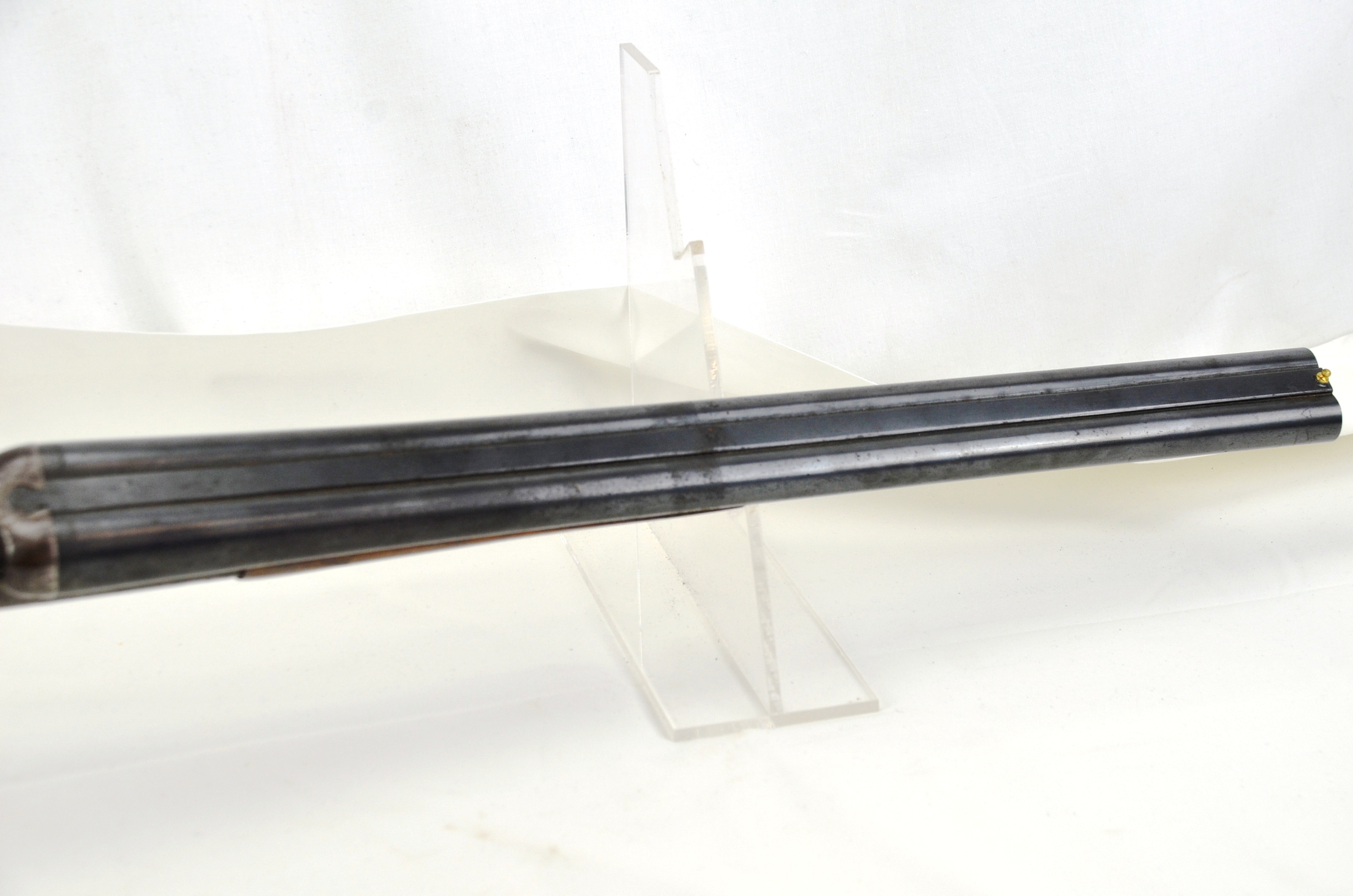 Antique Double Barrel Percussion Shotgun - Image 9