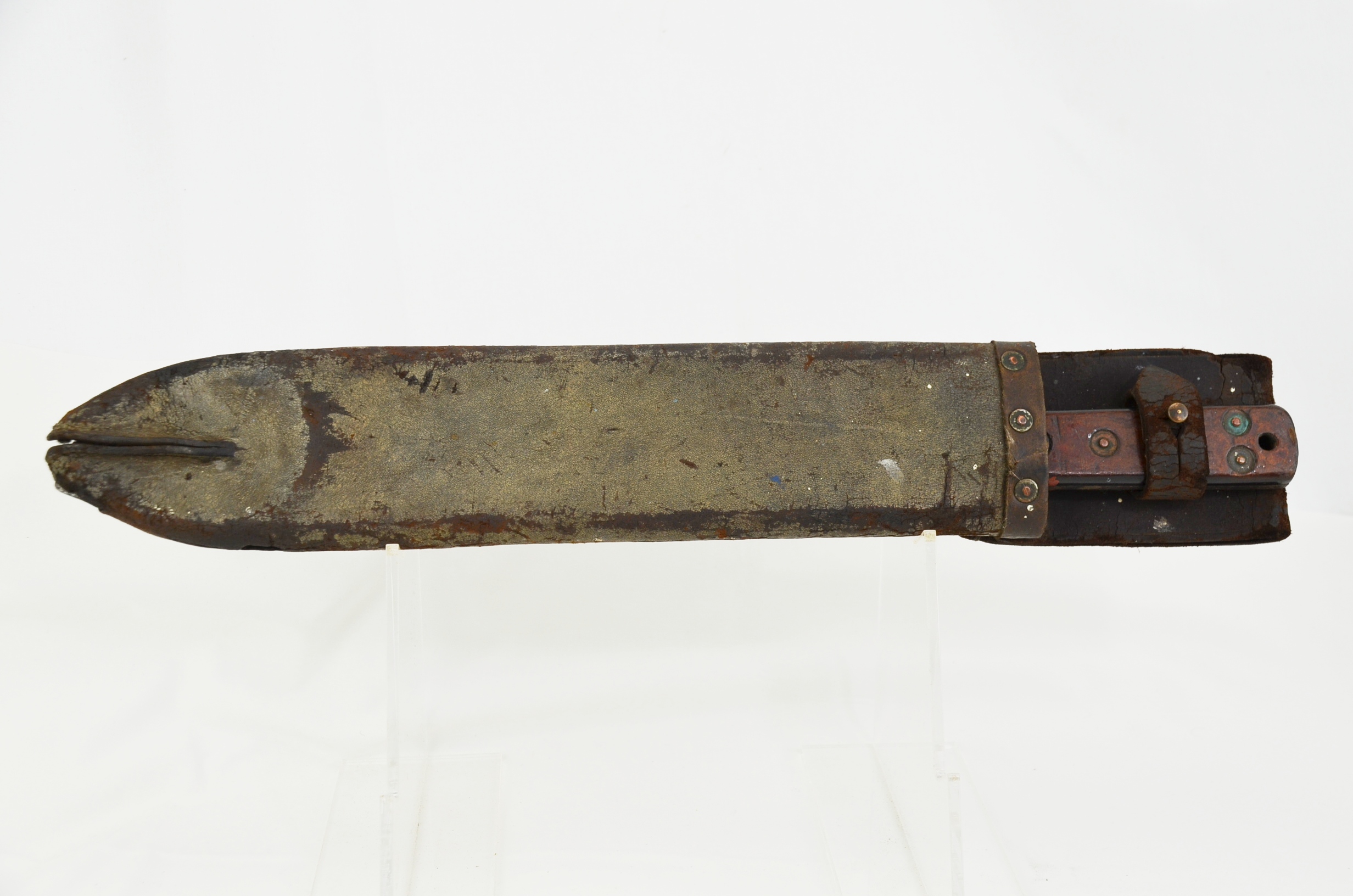 WW2 British J.J.B. Machete and Leather Sheath #2 - Image 2
