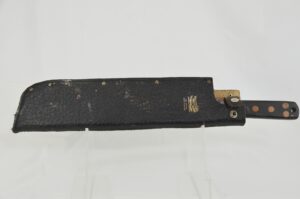 Martindale Crocodile Machete and Leather Sheath