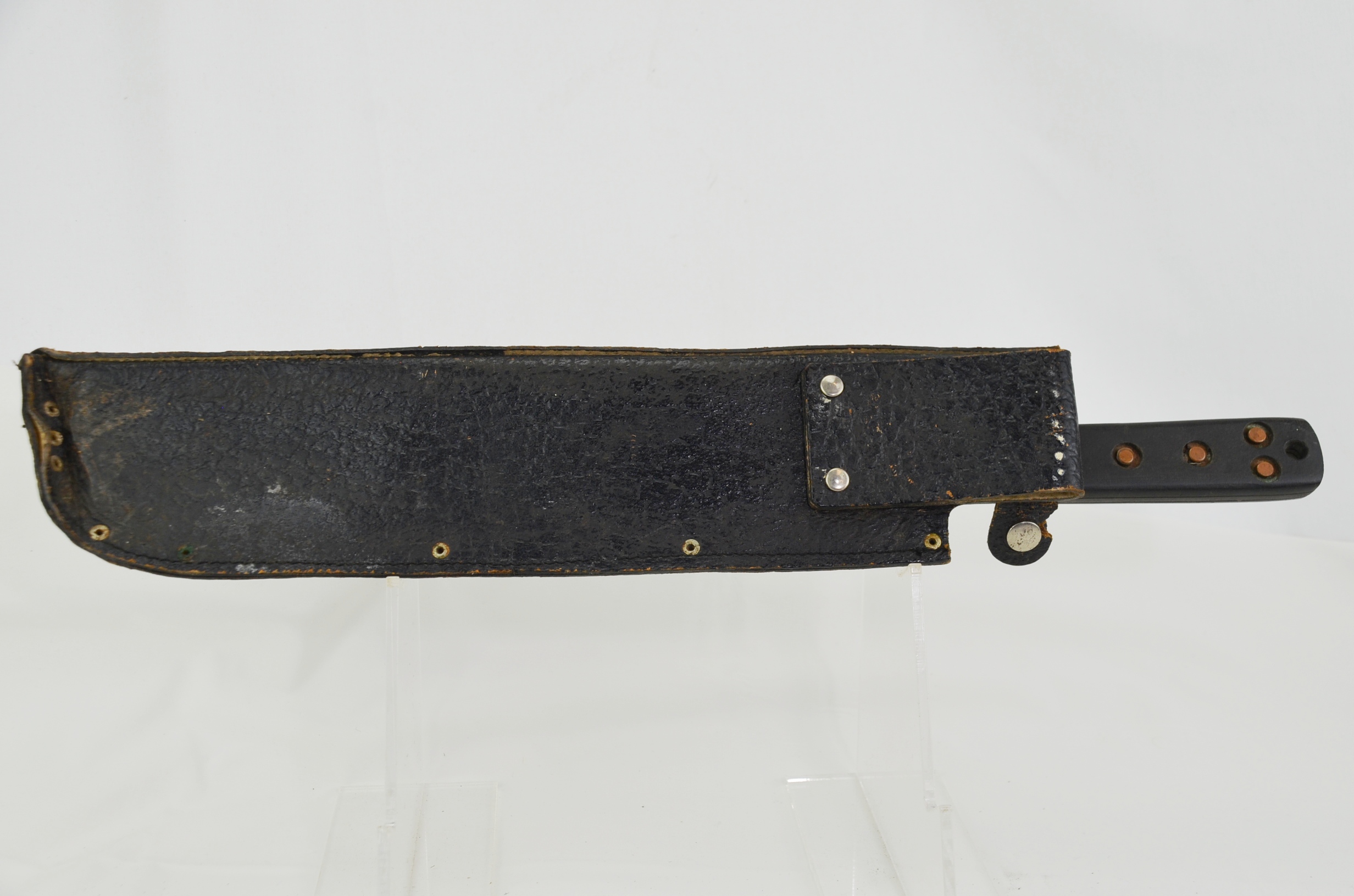 Martindale Crocodile Machete and Leather Sheath - Image 3