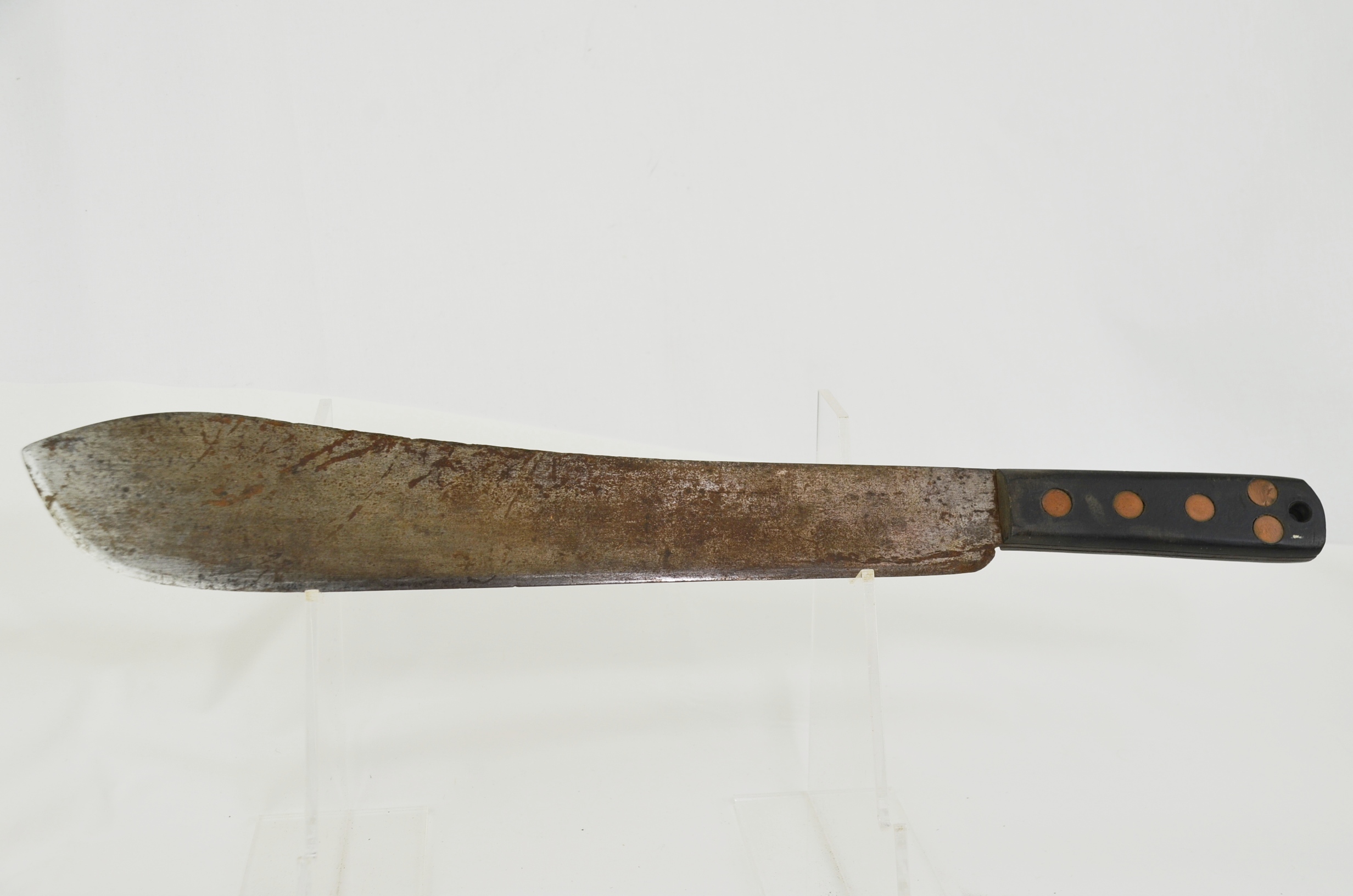Martindale Crocodile Machete and Leather Sheath - Image 4