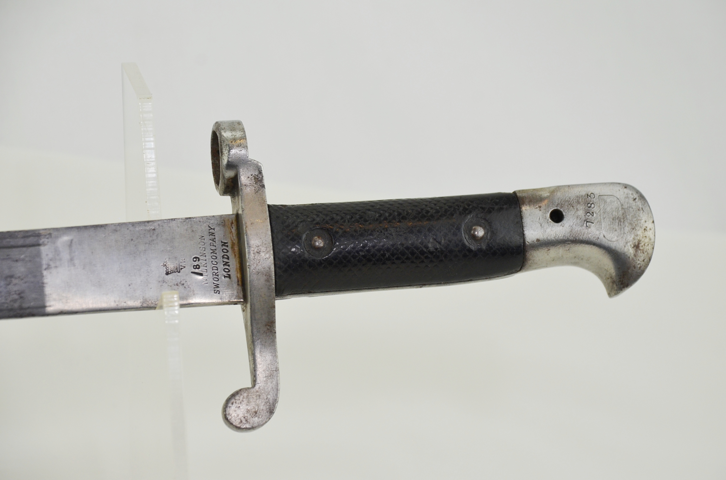 British Wilkinson 1887 Pattern Martini Henry Bayonet and Scabbard - Image 8