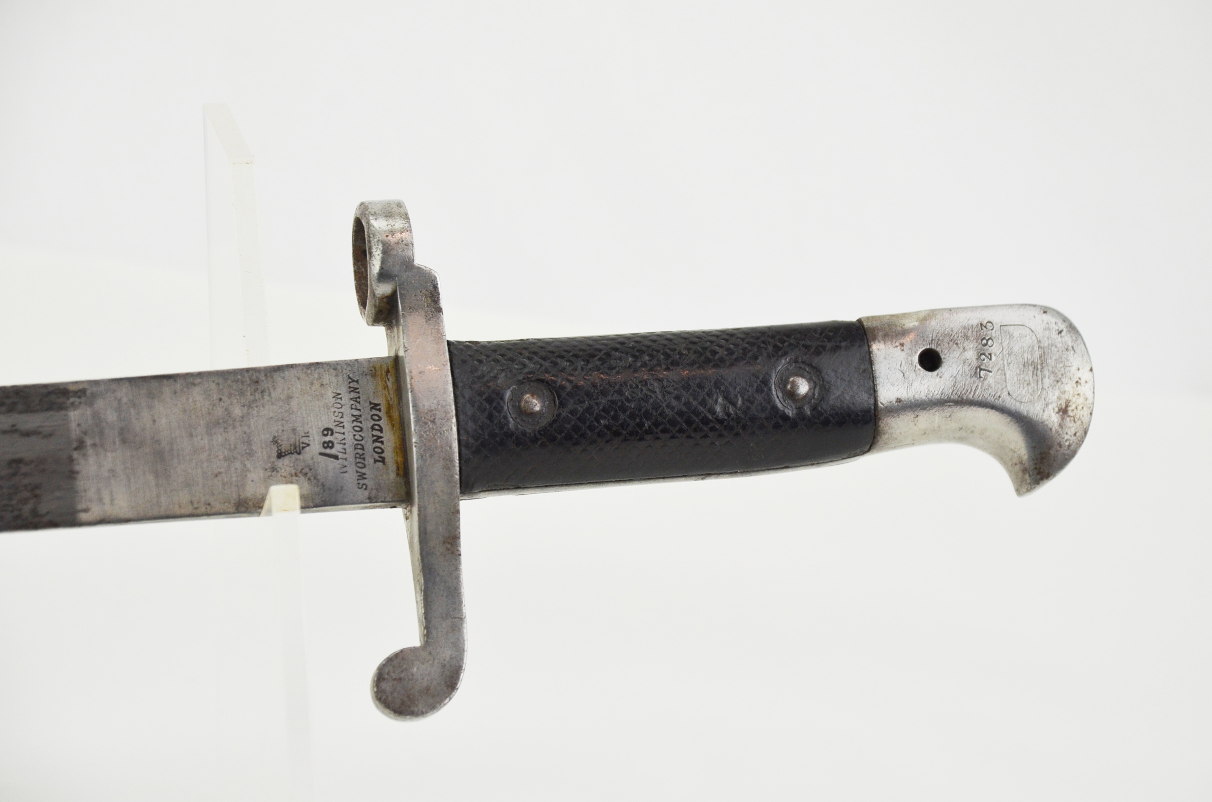 British Wilkinson 1887 Pattern Martini Henry Bayonet and Scabbard - Image 9