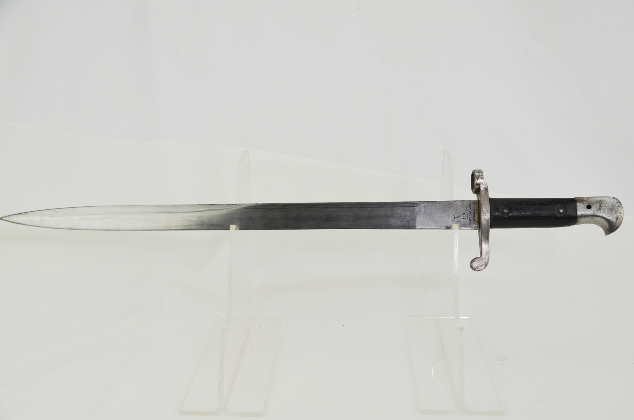 British Wilkinson 1887 Pattern Martini Henry Bayonet and Scabbard - Image 10