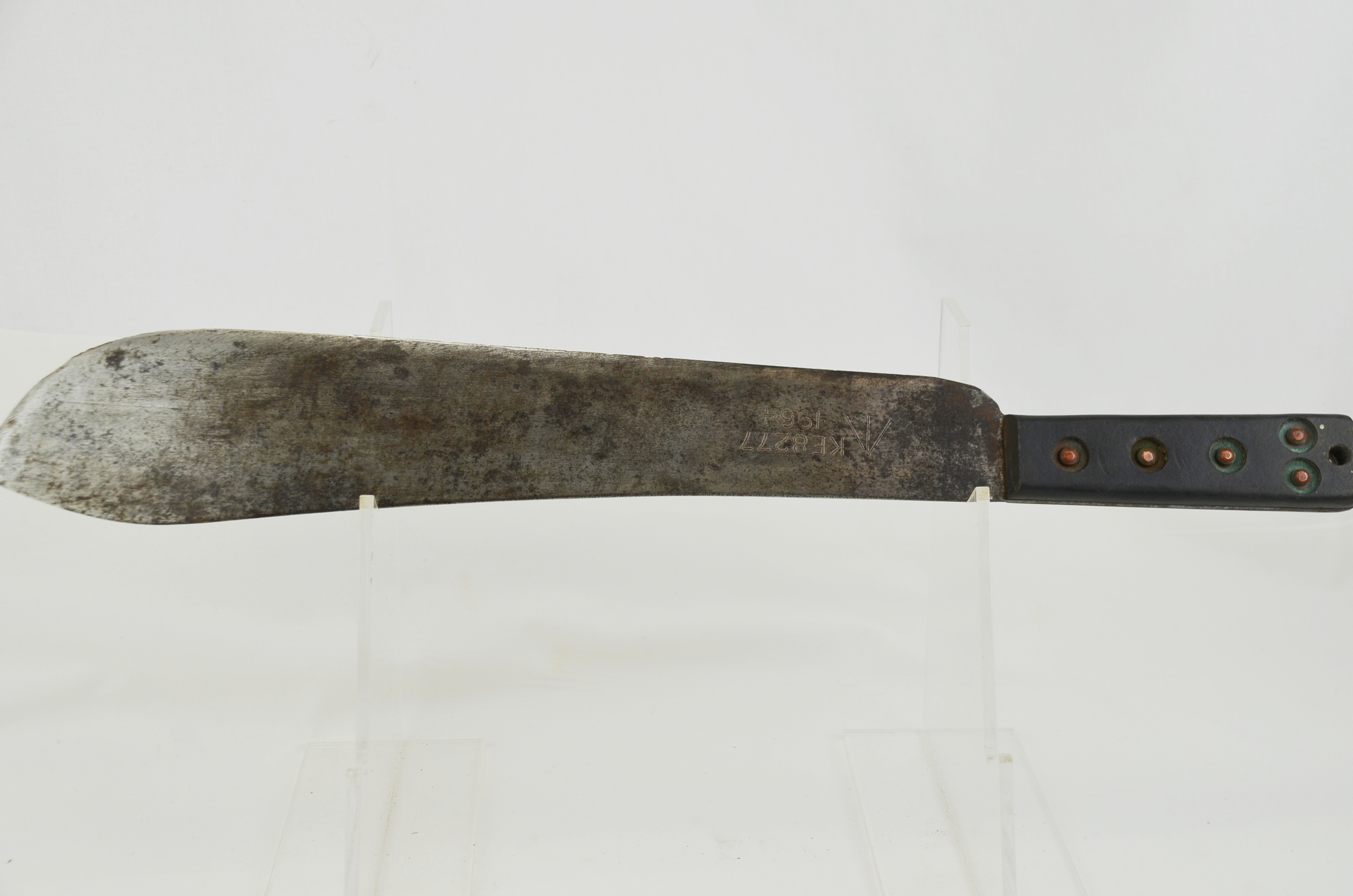 1964 Dated Army Issue Martindale Crocodile Machete and Leather Sheath - Image 4