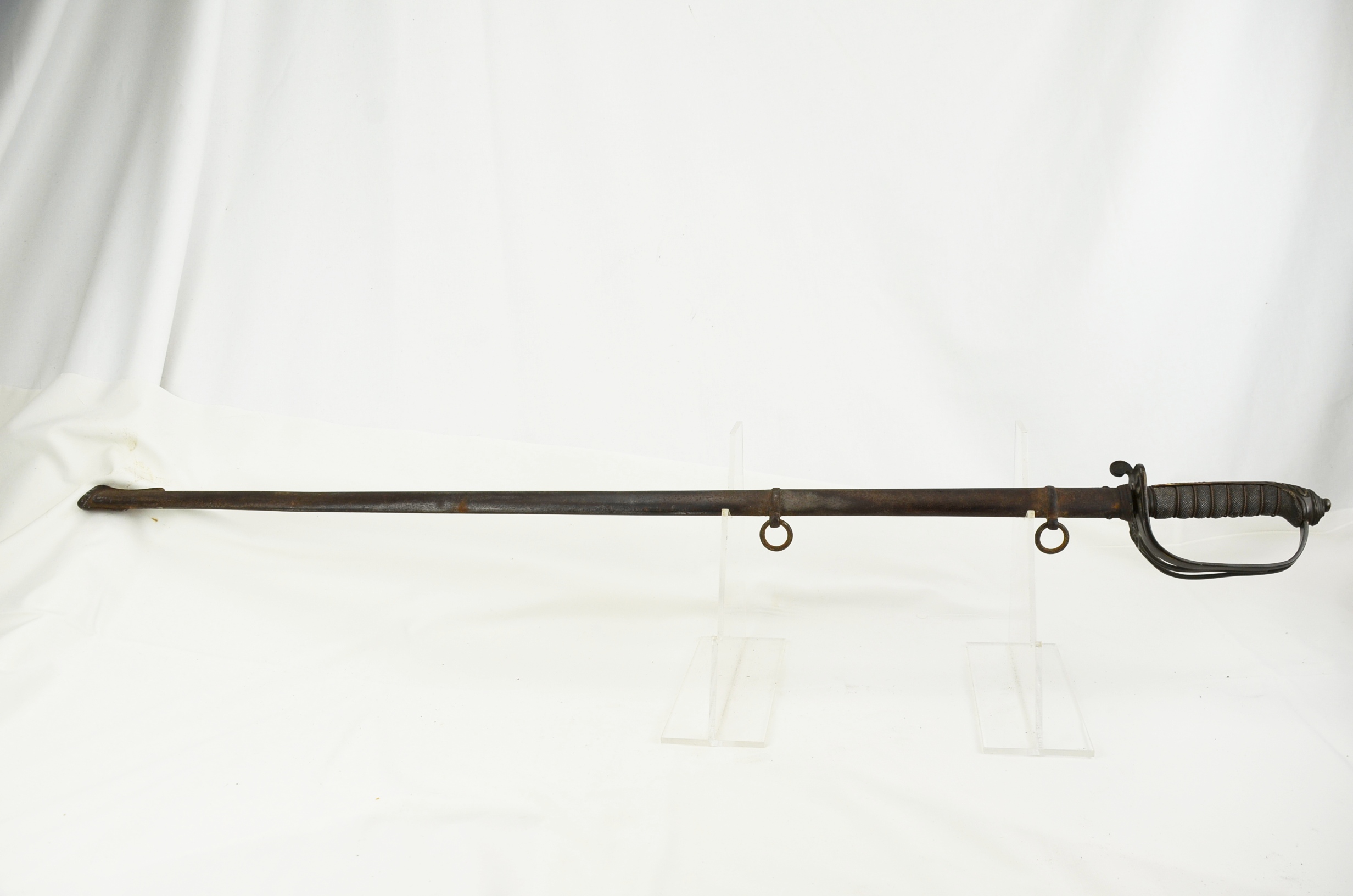 British 1845 Pattern Infantry Officers Sword and Scabbard - Image 2