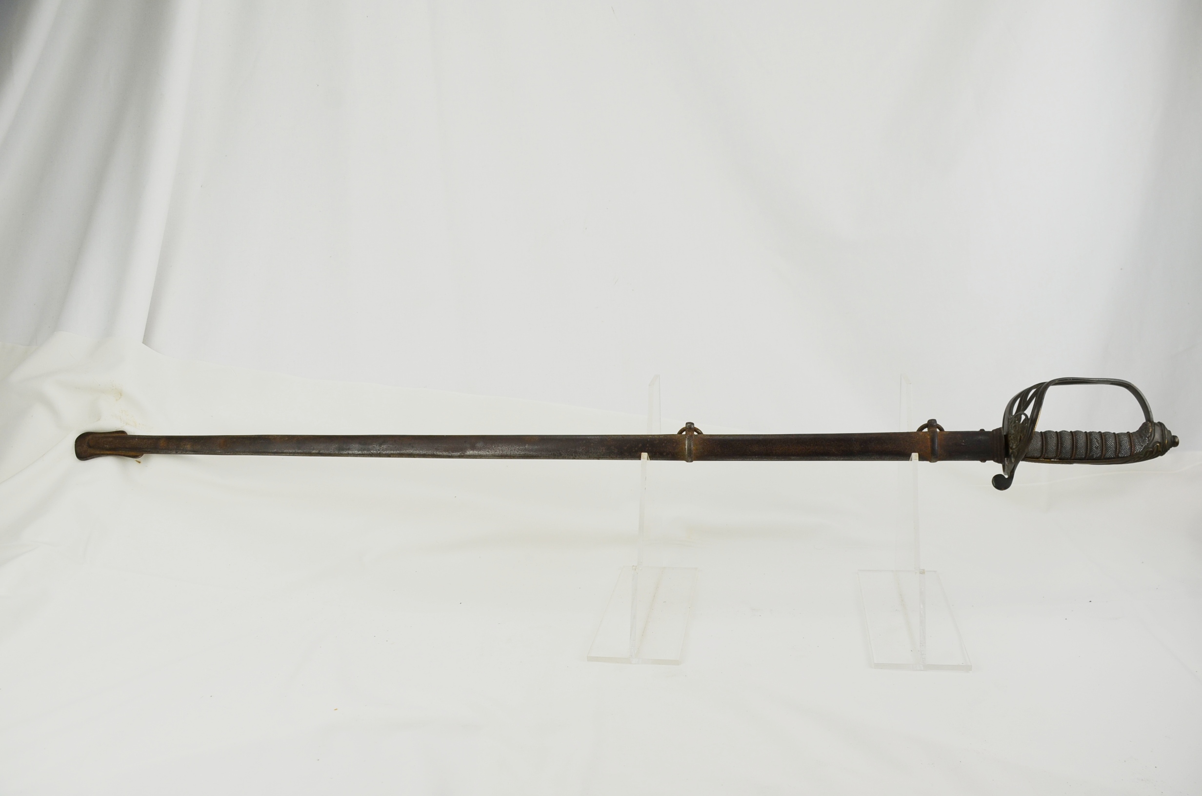 British 1845 Pattern Infantry Officers Sword and Scabbard - Image 3