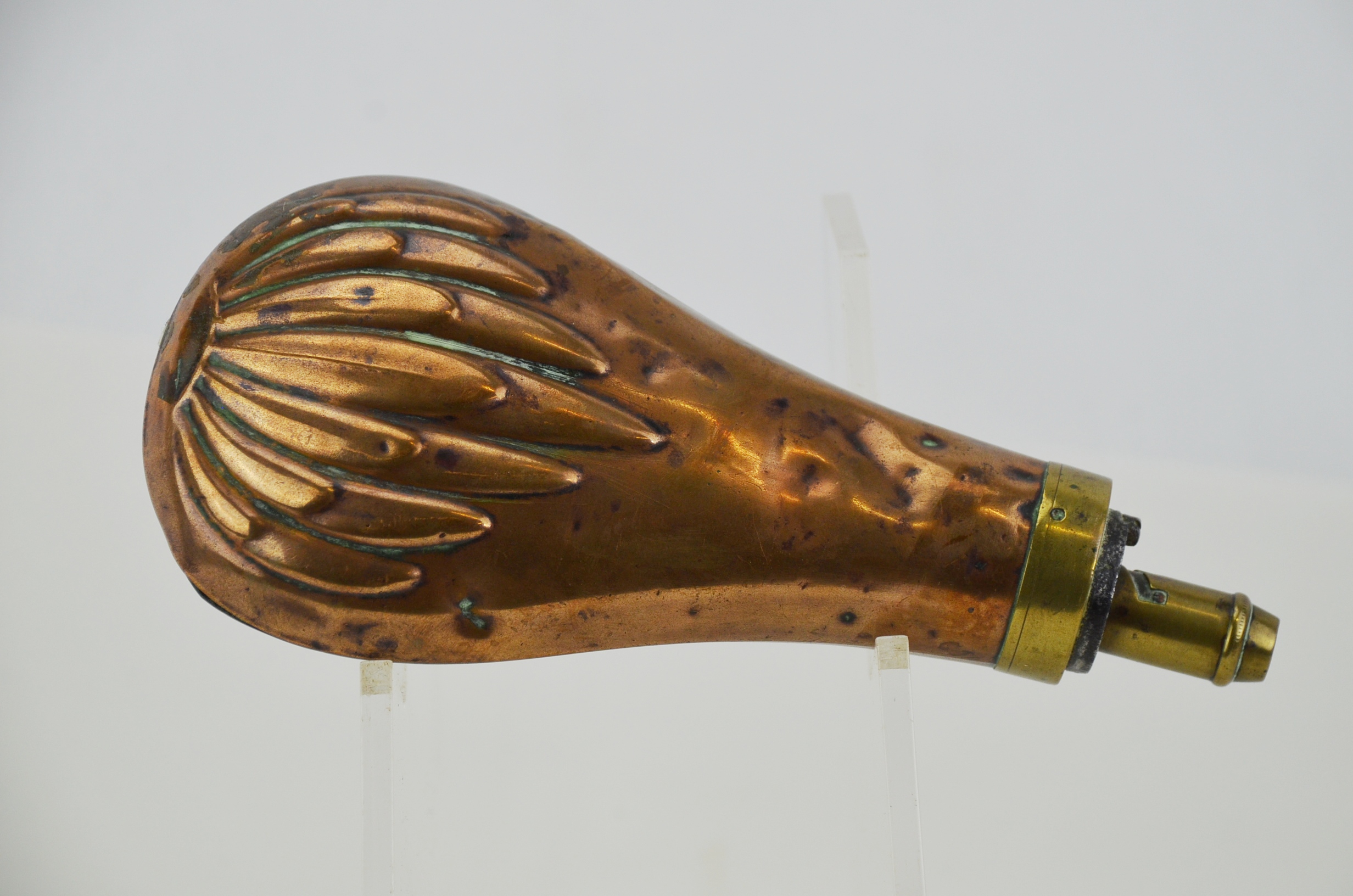Brass Victorian Gunpowder Flask