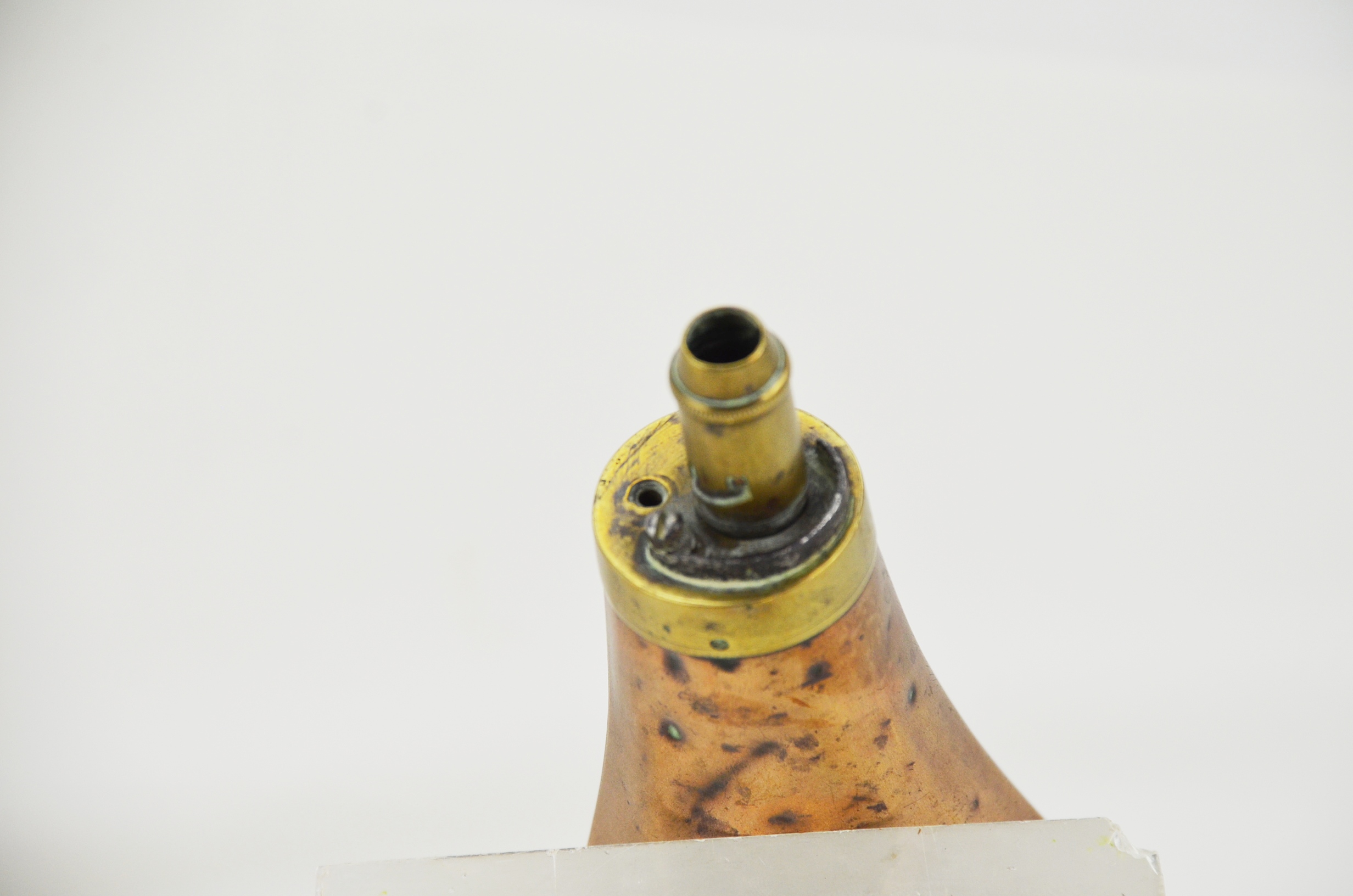 Brass Victorian Gunpowder Flask - Image 4
