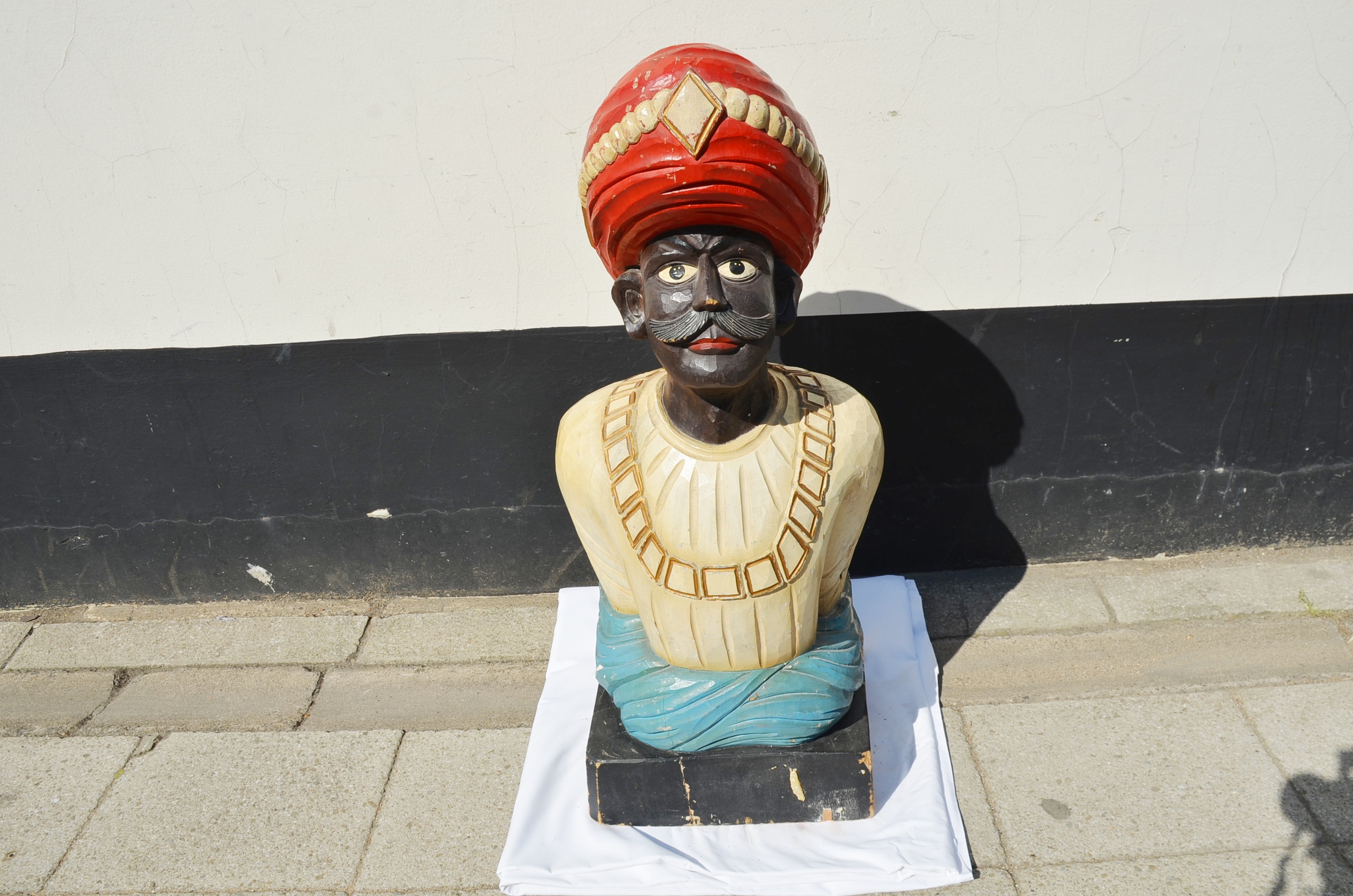 Faithful Vintage Copy of 19th Century HMS Carnatic Ship’s Figurehead - Image 2