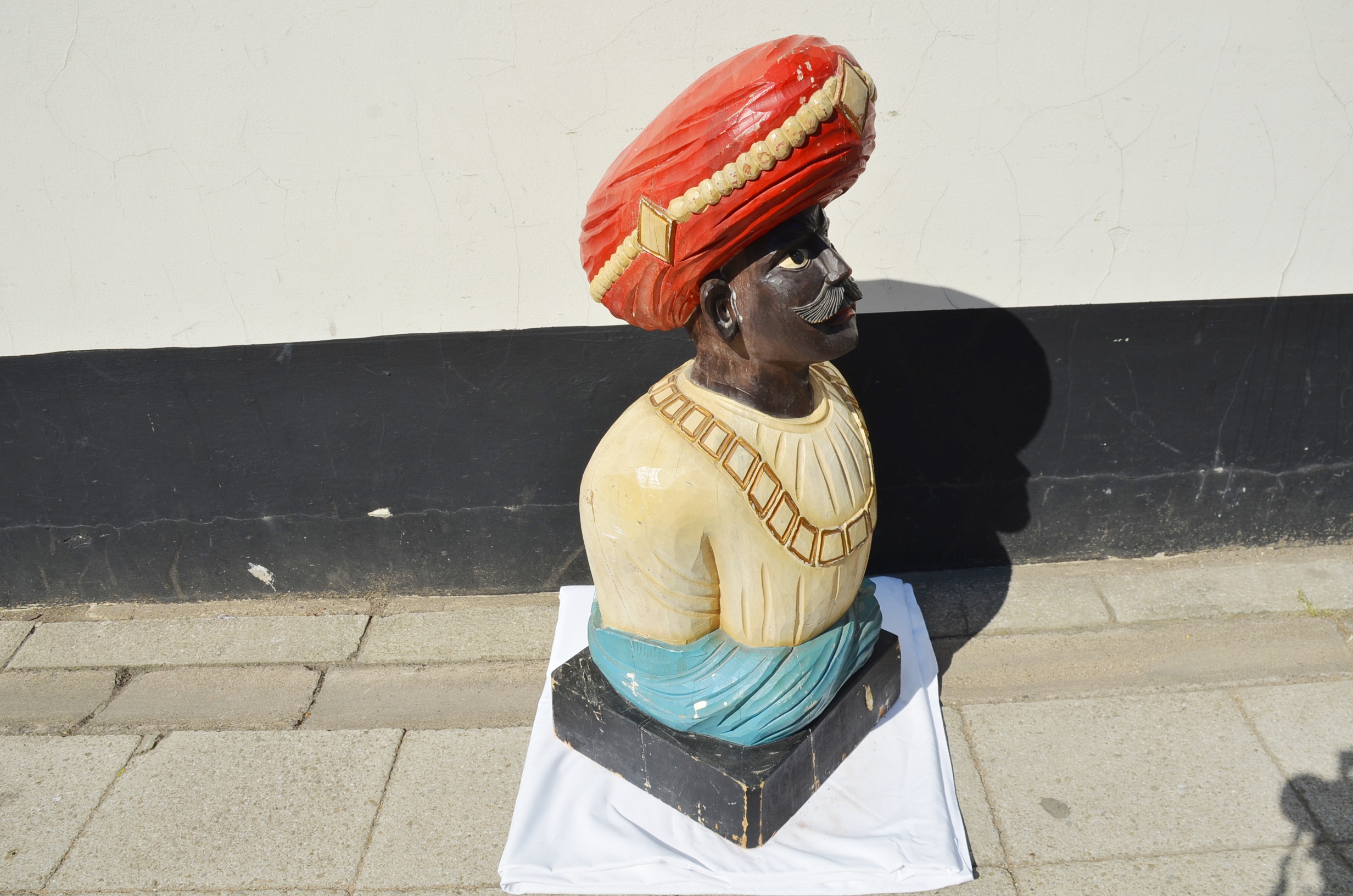 Faithful Vintage Copy of 19th Century HMS Carnatic Ship’s Figurehead - Image 4