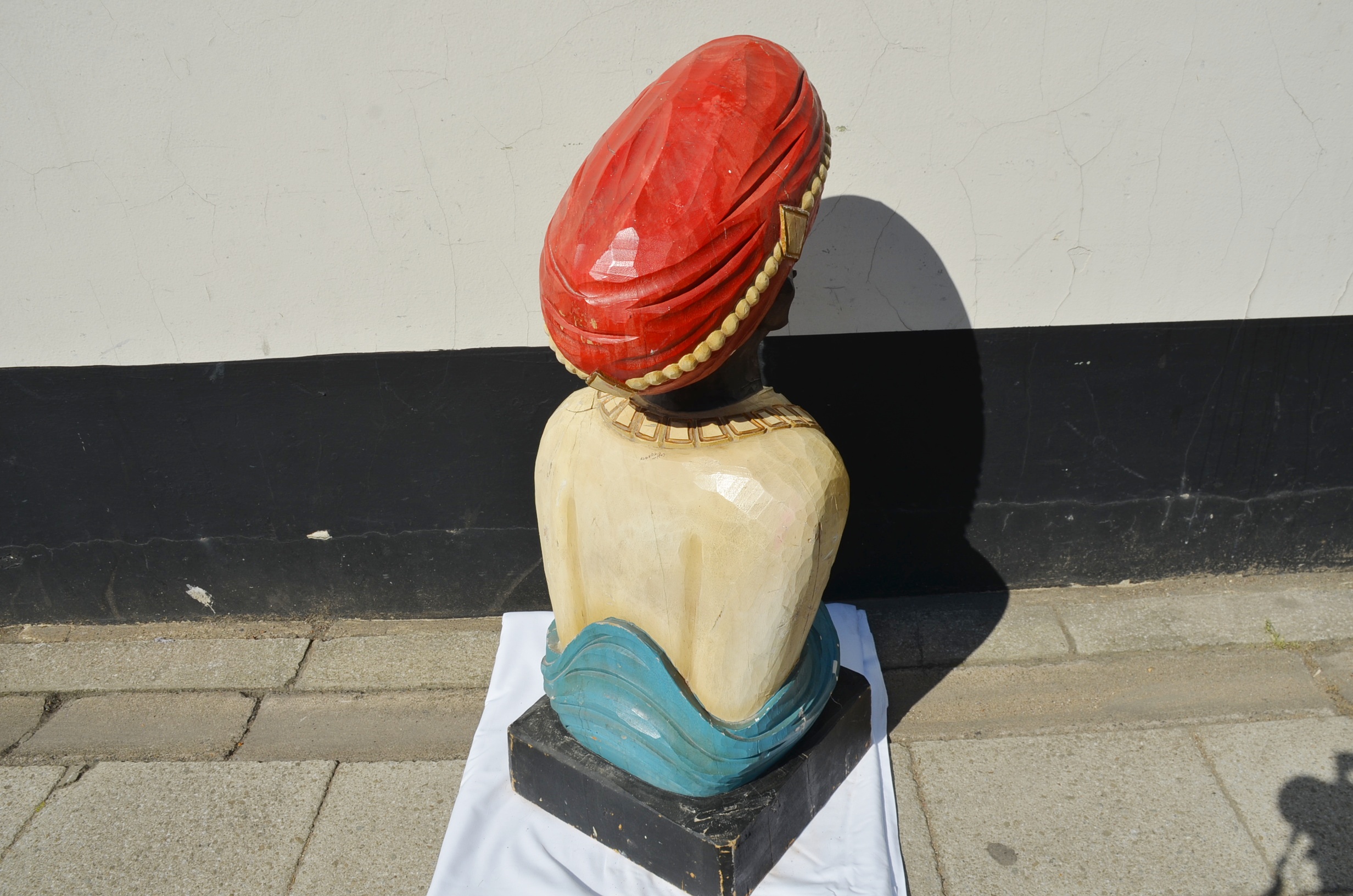 Faithful Vintage Copy of 19th Century HMS Carnatic Ship’s Figurehead - Image 6