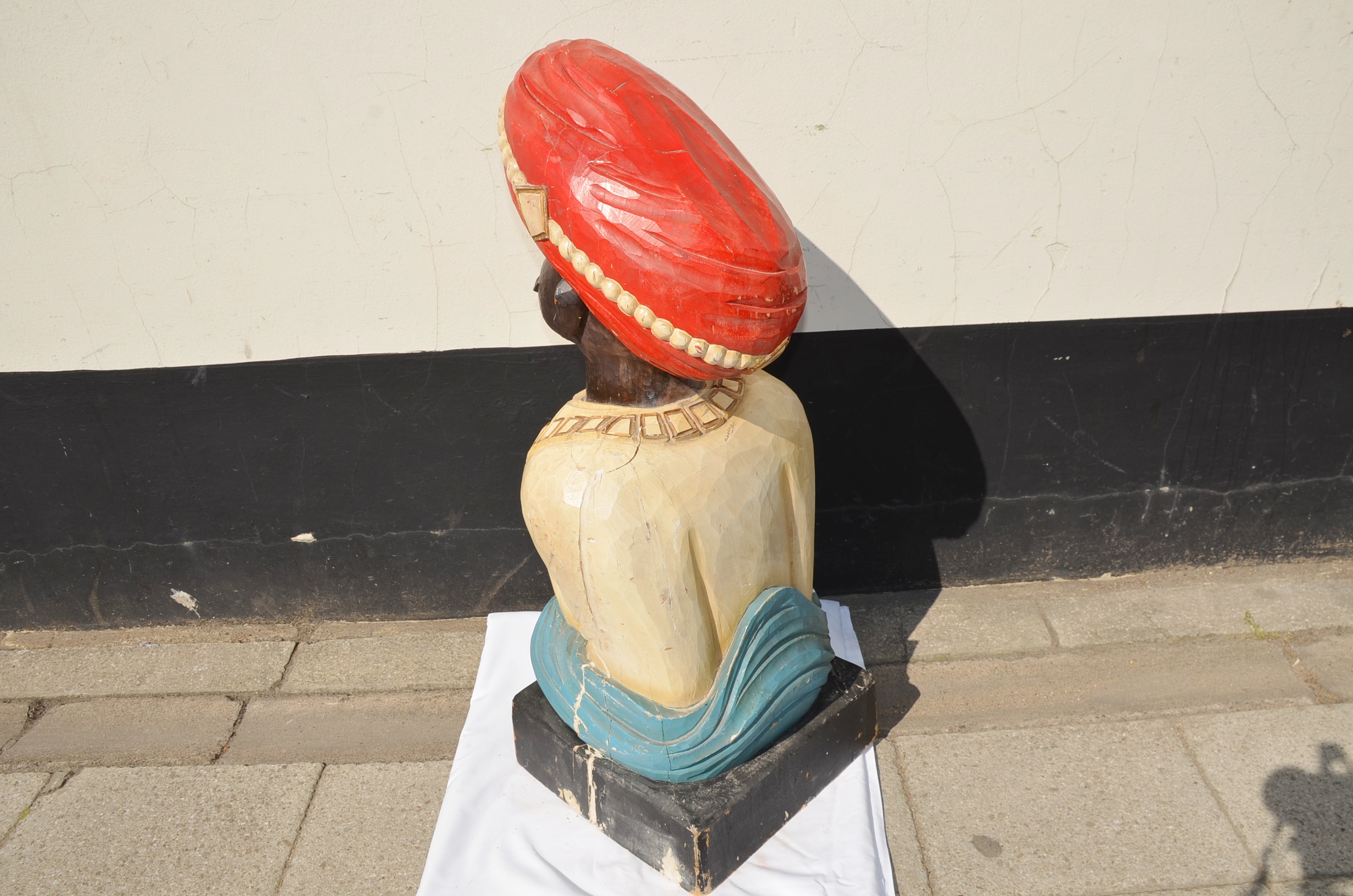 Faithful Vintage Copy of 19th Century HMS Carnatic Ship’s Figurehead - Image 8