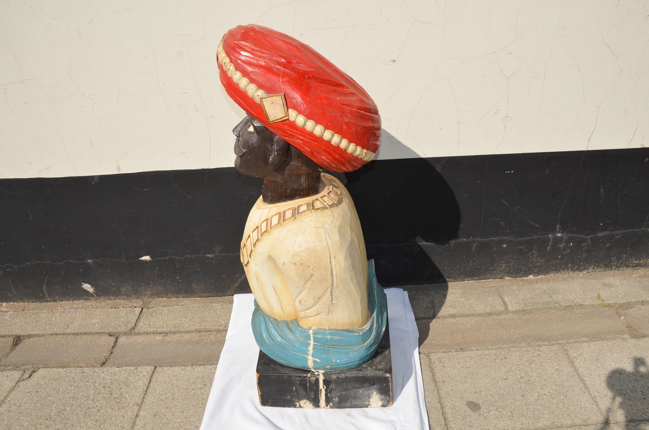 Faithful Vintage Copy of 19th Century HMS Carnatic Ship’s Figurehead - Image 9