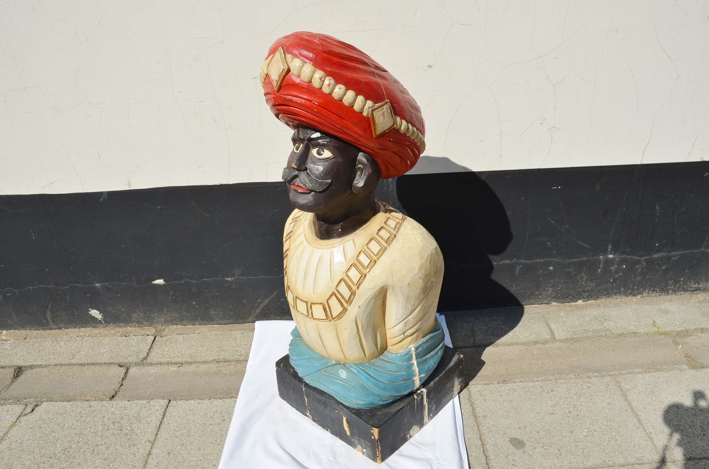 Faithful Vintage Copy of 19th Century HMS Carnatic Ship’s Figurehead - Image 10