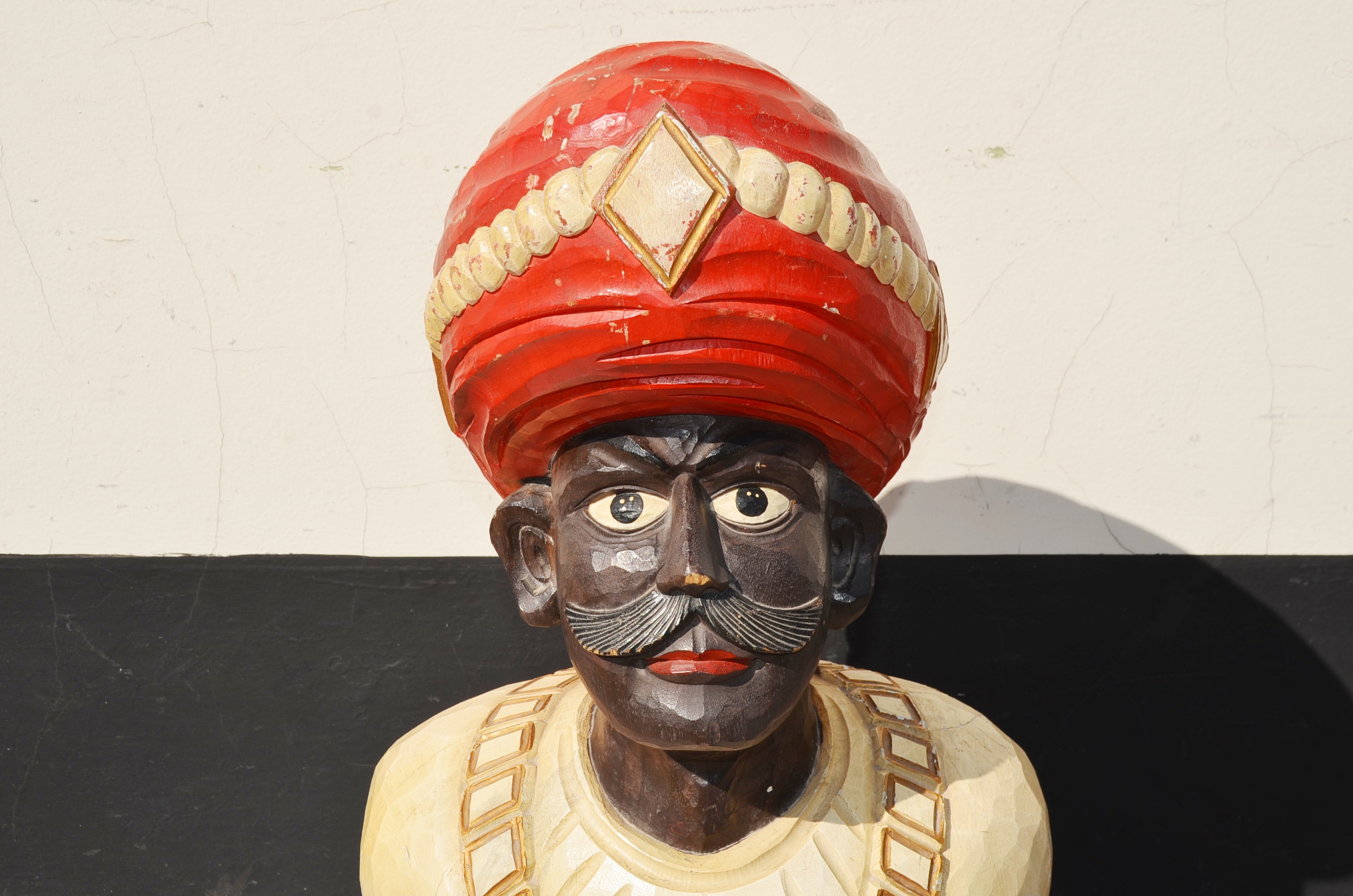 Faithful Vintage Copy of 19th Century HMS Carnatic Ship’s Figurehead - Image 11