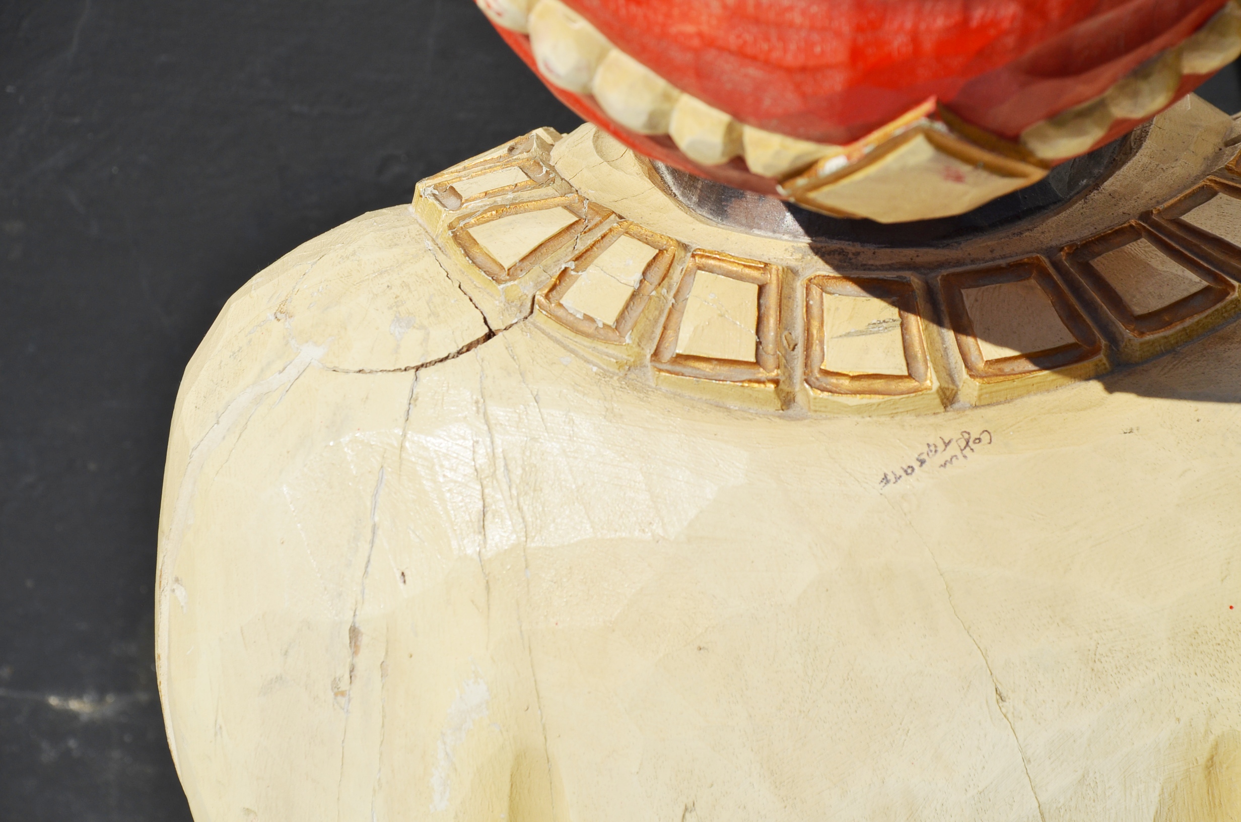 Faithful Vintage Copy of 19th Century HMS Carnatic Ship’s Figurehead - Image 14