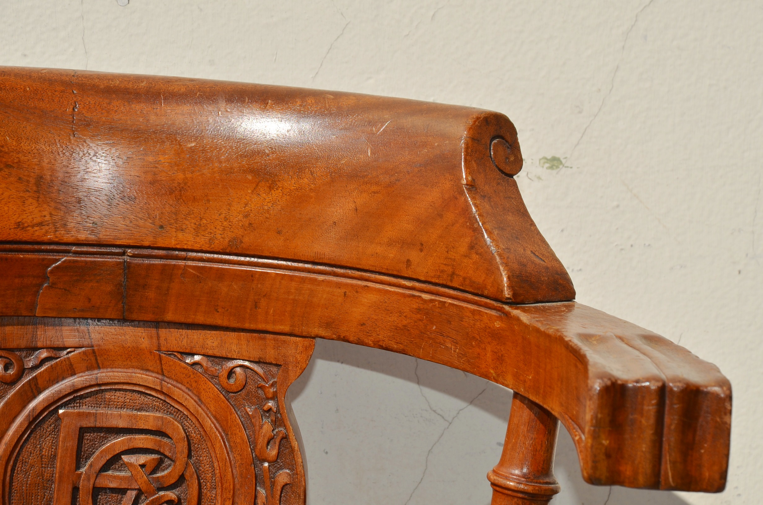 Beautiful Titanic Era P&O Swivel Chair #2 - Image 12