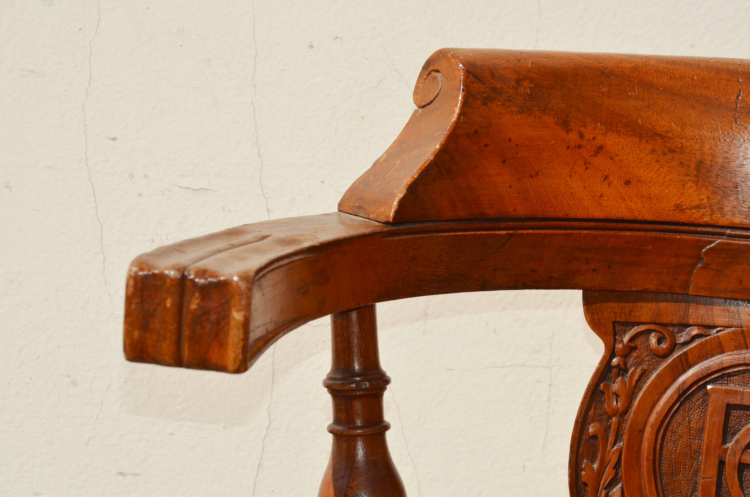 Beautiful Titanic Era P&O Swivel Chair #2 - Image 13