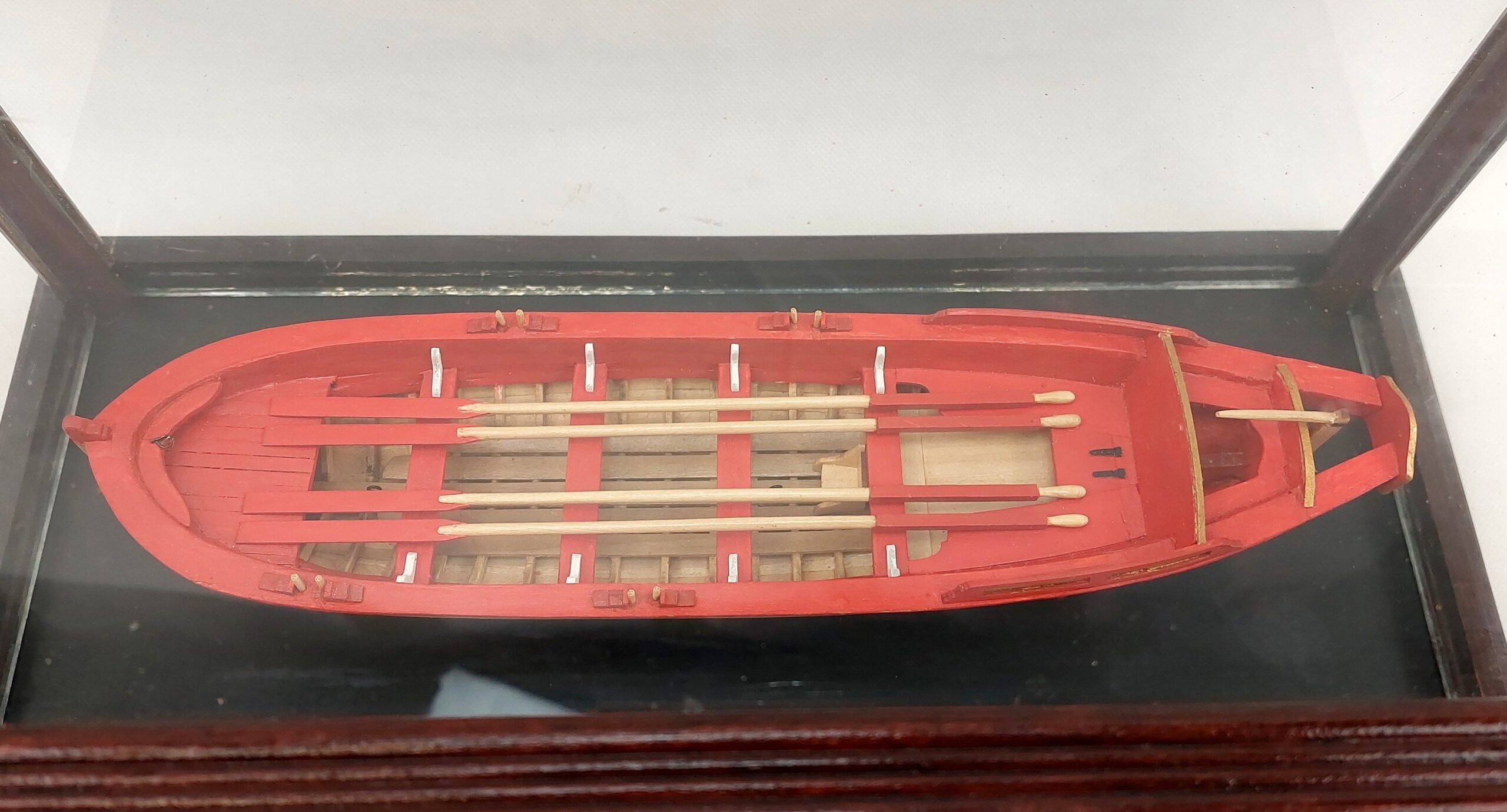 Fine Cased Model Of An English Pinnace Circa 1750 - Image 4