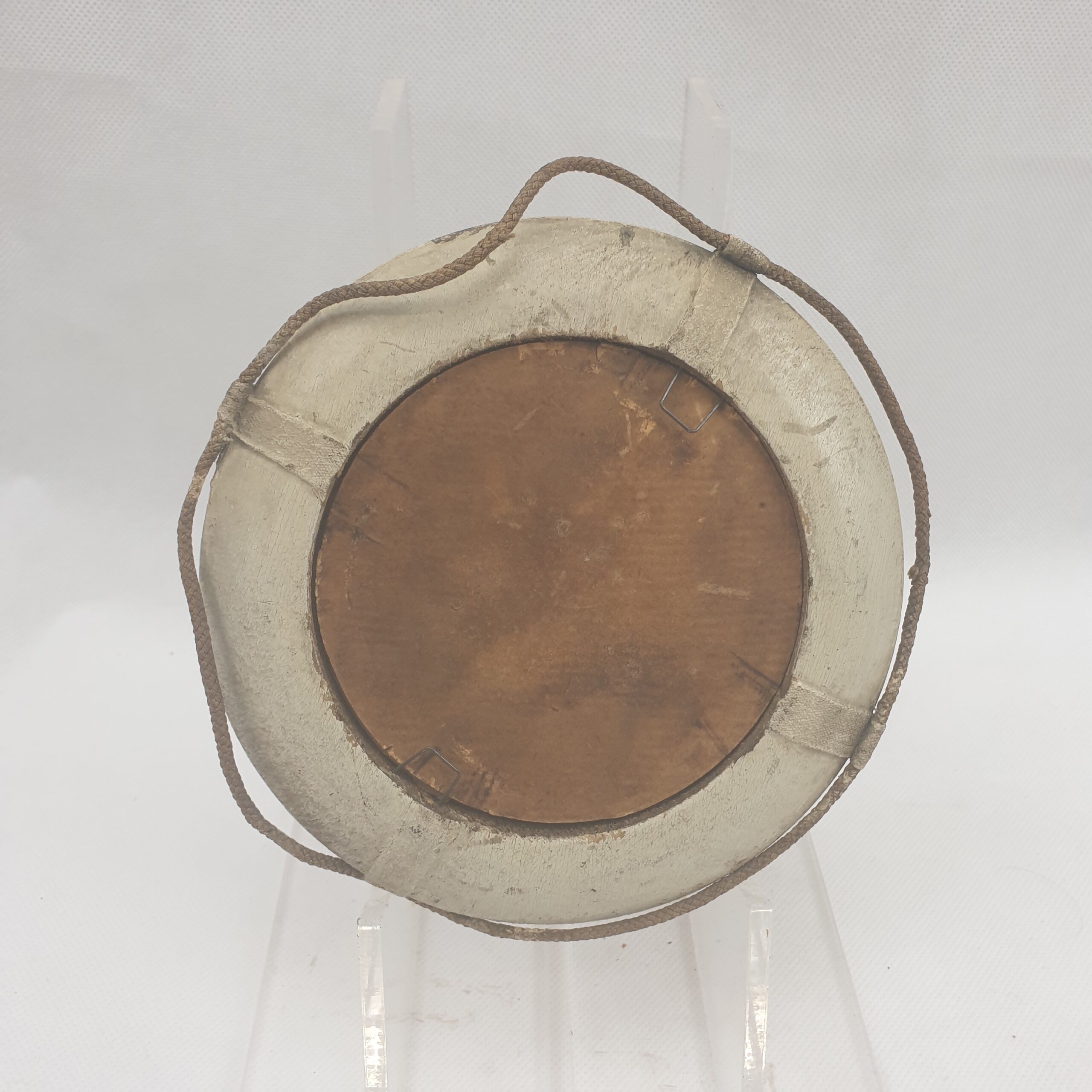 HMS Dreadnought 1905 Battleship Souvenir Life Ring With Original Photograph - Image 2