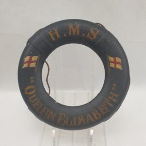HMS Queen Elizabeth Battleship Souvenir Life Ring Photo Frame