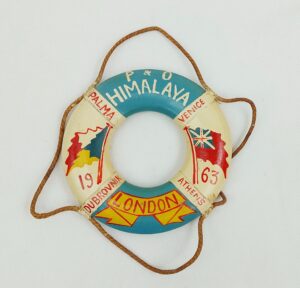 P&O SS Himalaya Ocean Liner 1963 Cruise Souvenir Life Ring