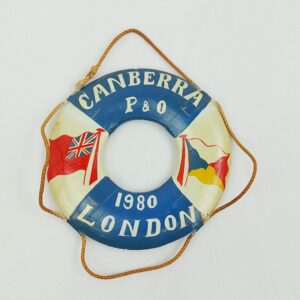 P&O SS Canberra Ocean Liner 1980 Cruise Souvenir Life Ring