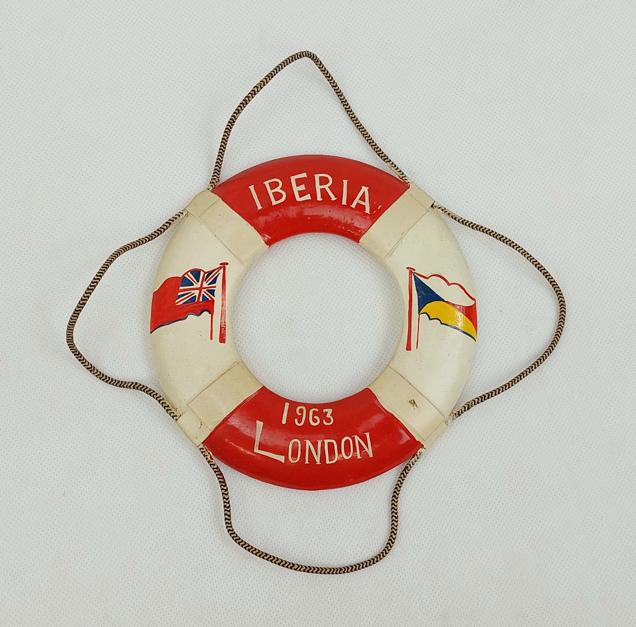 P&O SS Iberia Ocean Liner 1963 Souvenir Life Ring