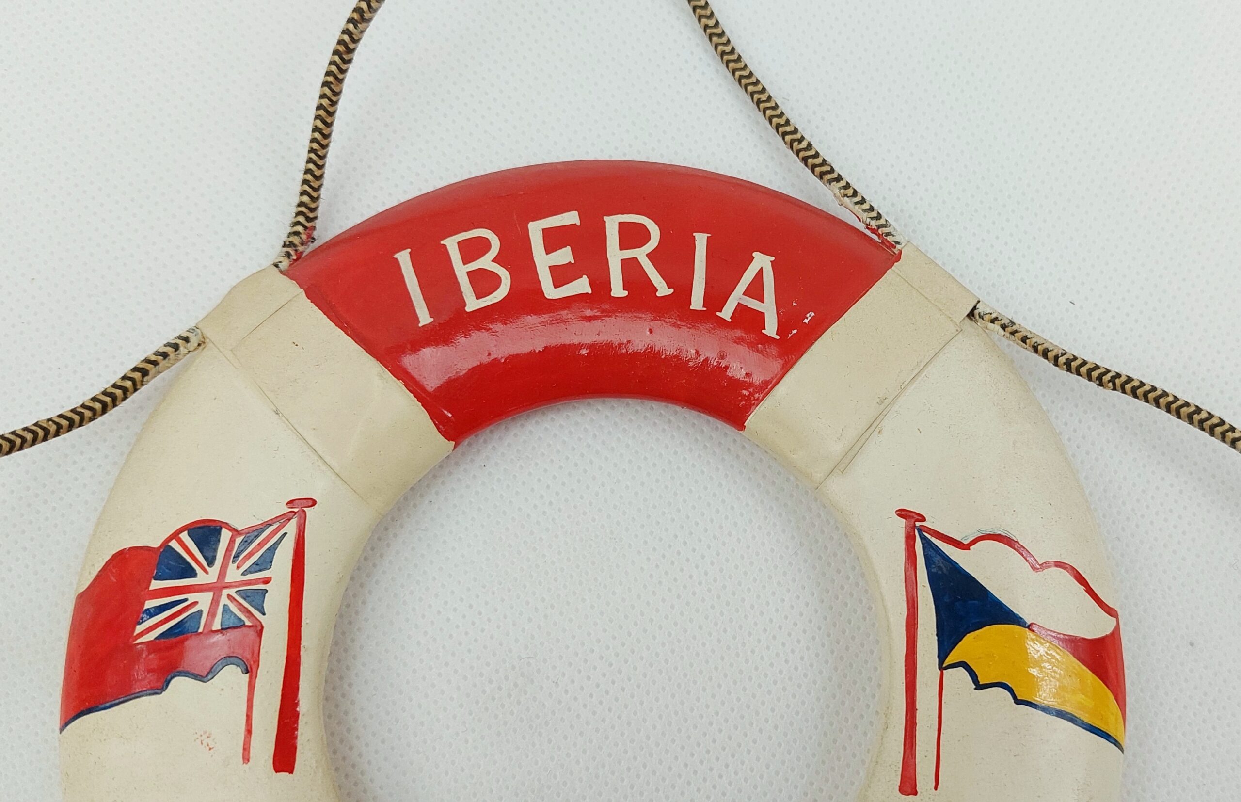 P&O SS Iberia Ocean Liner 1963 Souvenir Life Ring - Image 2