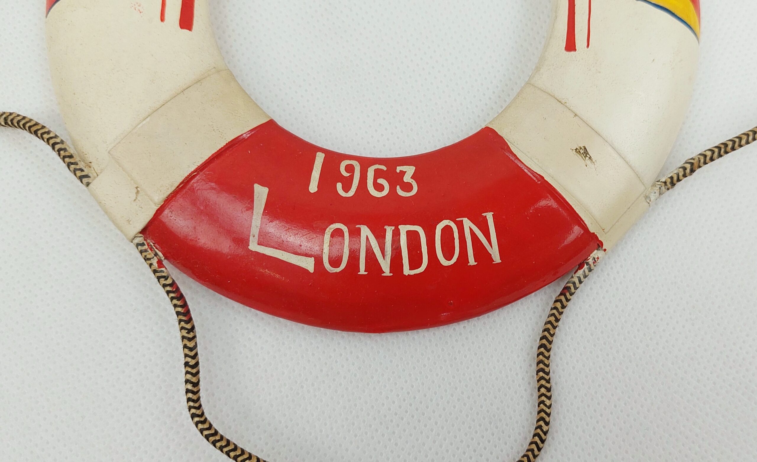 P&O SS Iberia Ocean Liner 1963 Souvenir Life Ring - Image 3