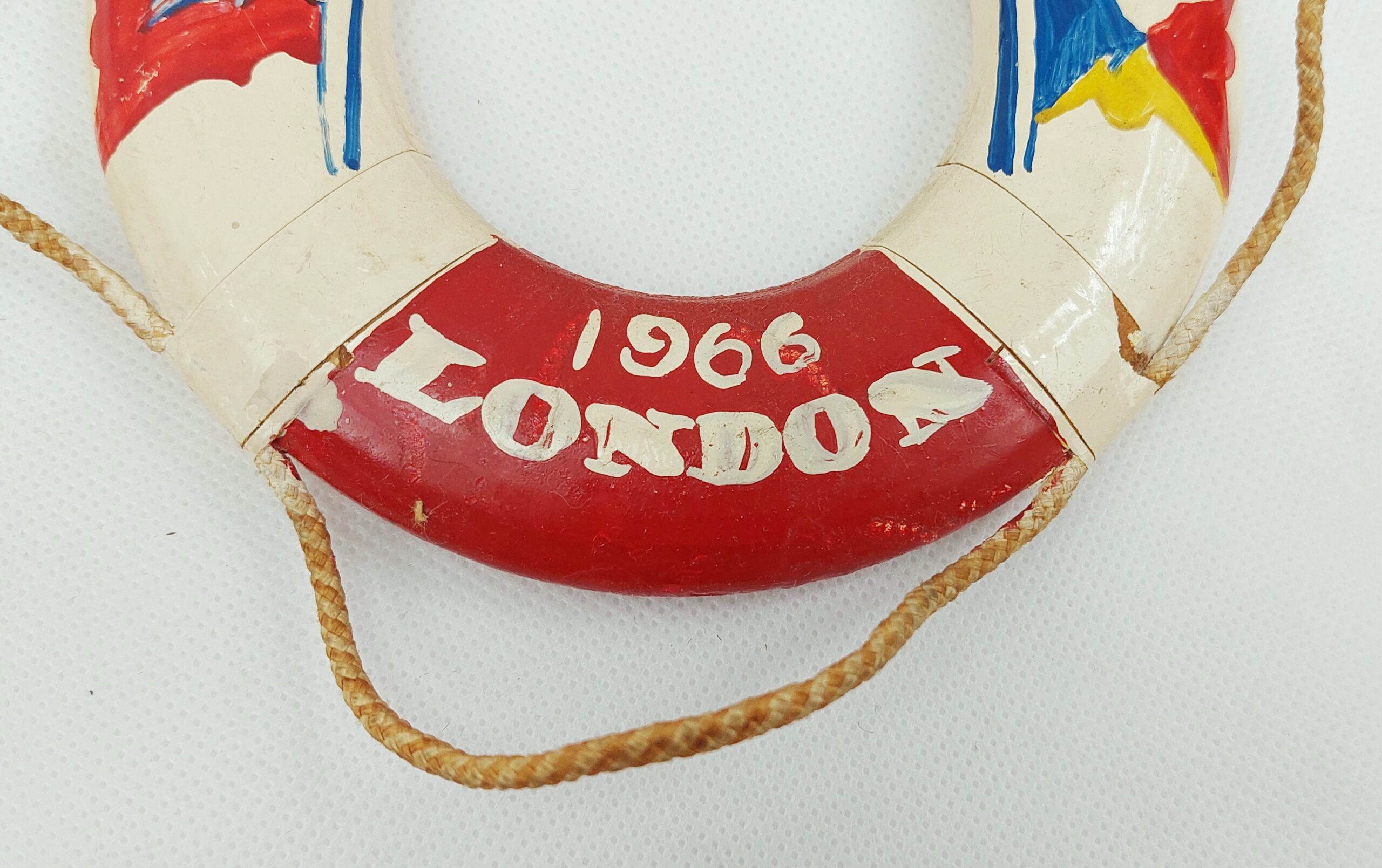 P&O SS Arcadia Ocean Liner 1966 Cruise Souvenir Life Ring - Image 3