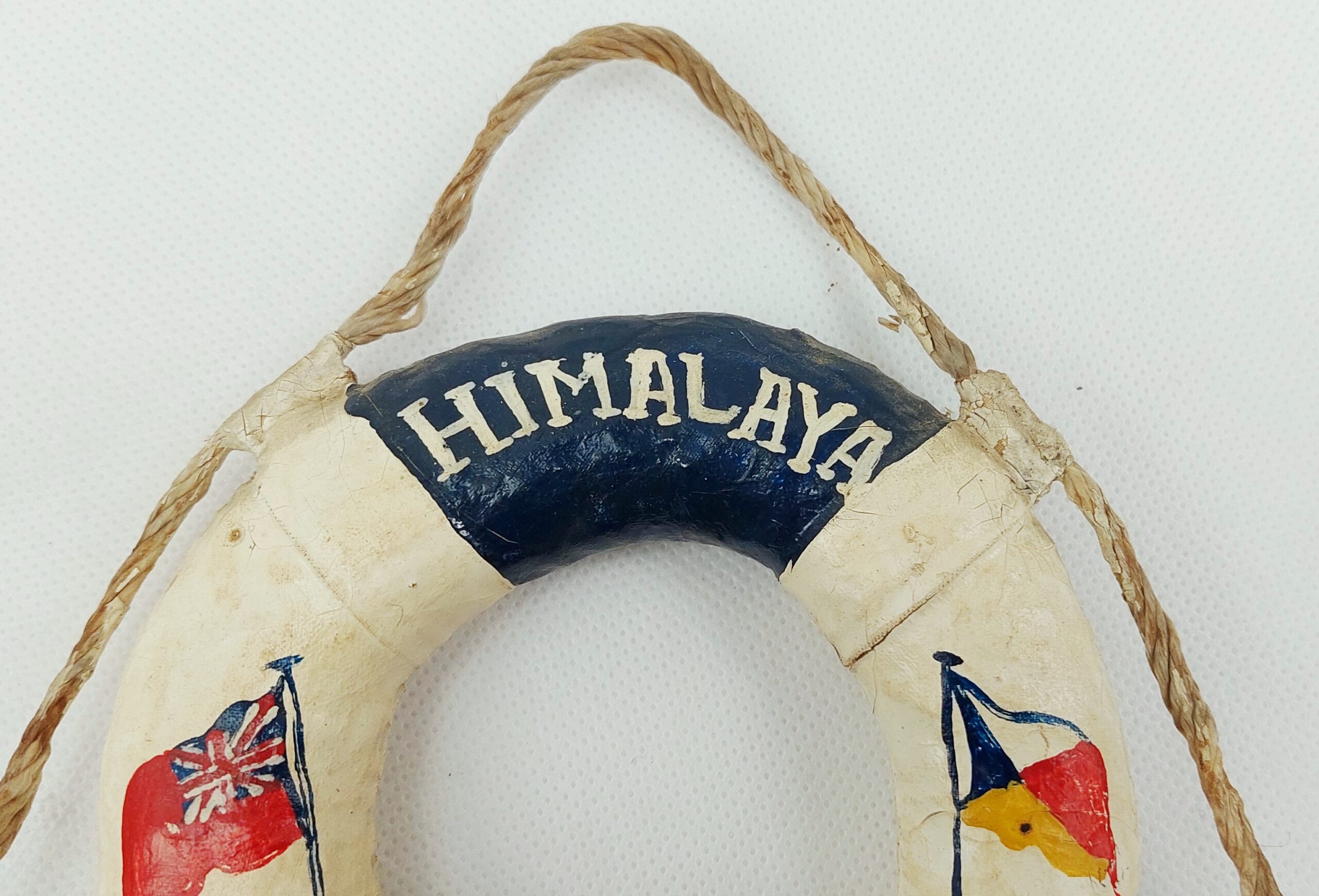 P&O SS Himalaya Ocean Liner Cruise Souvenir Life Ring - Image 2