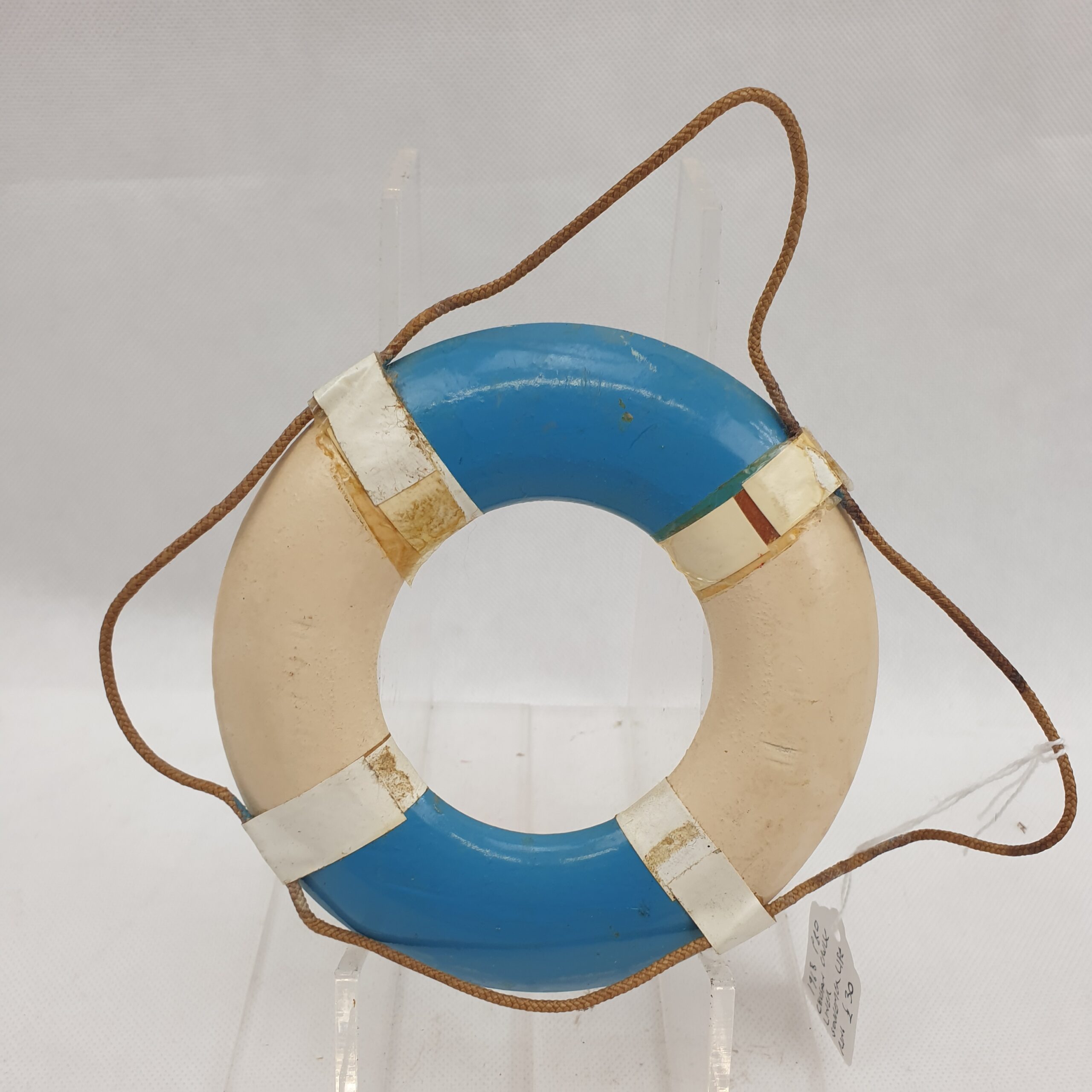 P & O 1968 Cruise Liner Chusan Souvenir Life Ring - Image 2