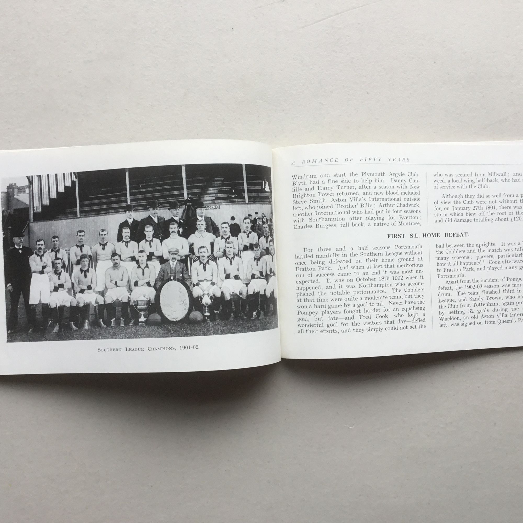 Portsmouth Football Club 1898-1948 Golden Jubilee Handbook - Image 6