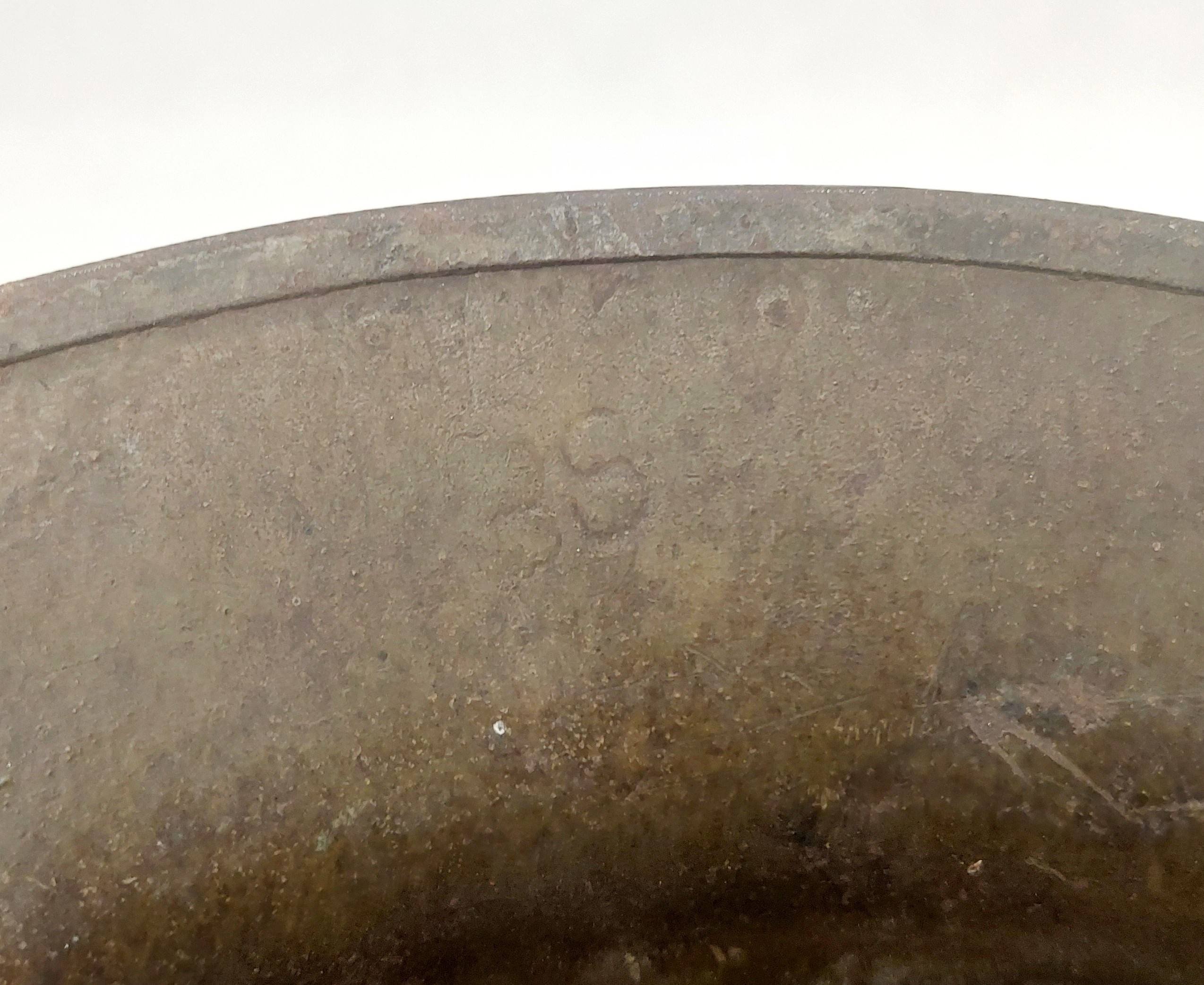 WW1 British Brodie Mark 1 Helmet Worn By 2nd Lieutenant Louis Anthony Loup - Image 7