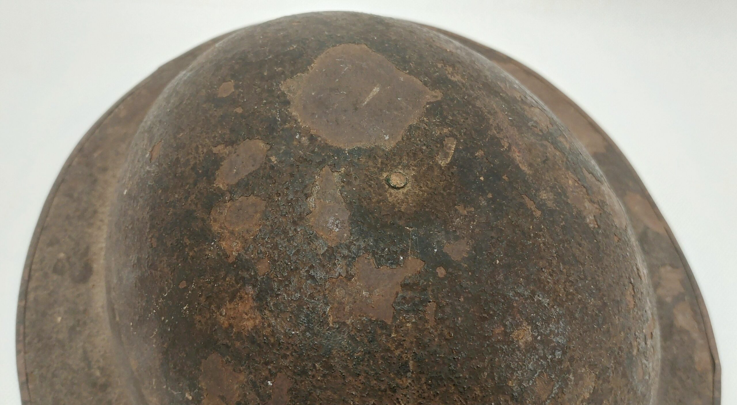 WW1 British Brodie Mark 1 Helmet Worn By 2nd Lieutenant Louis Anthony Loup - Image 12