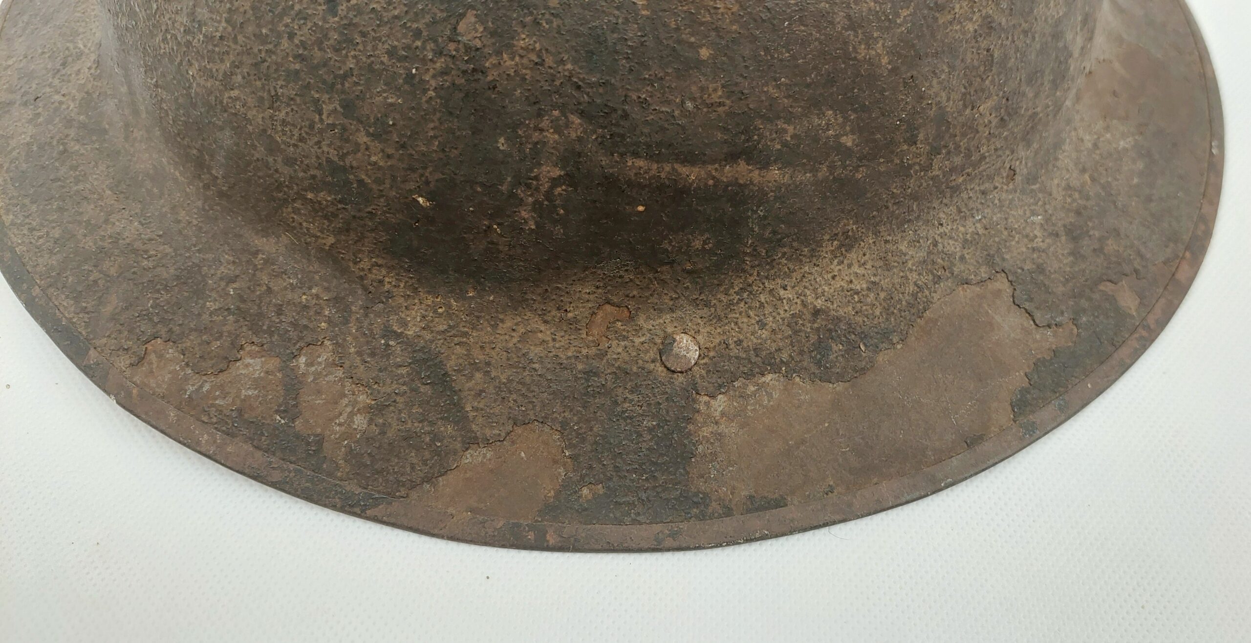 WW1 British Brodie Mark 1 Helmet Worn By 2nd Lieutenant Louis Anthony Loup - Image 11