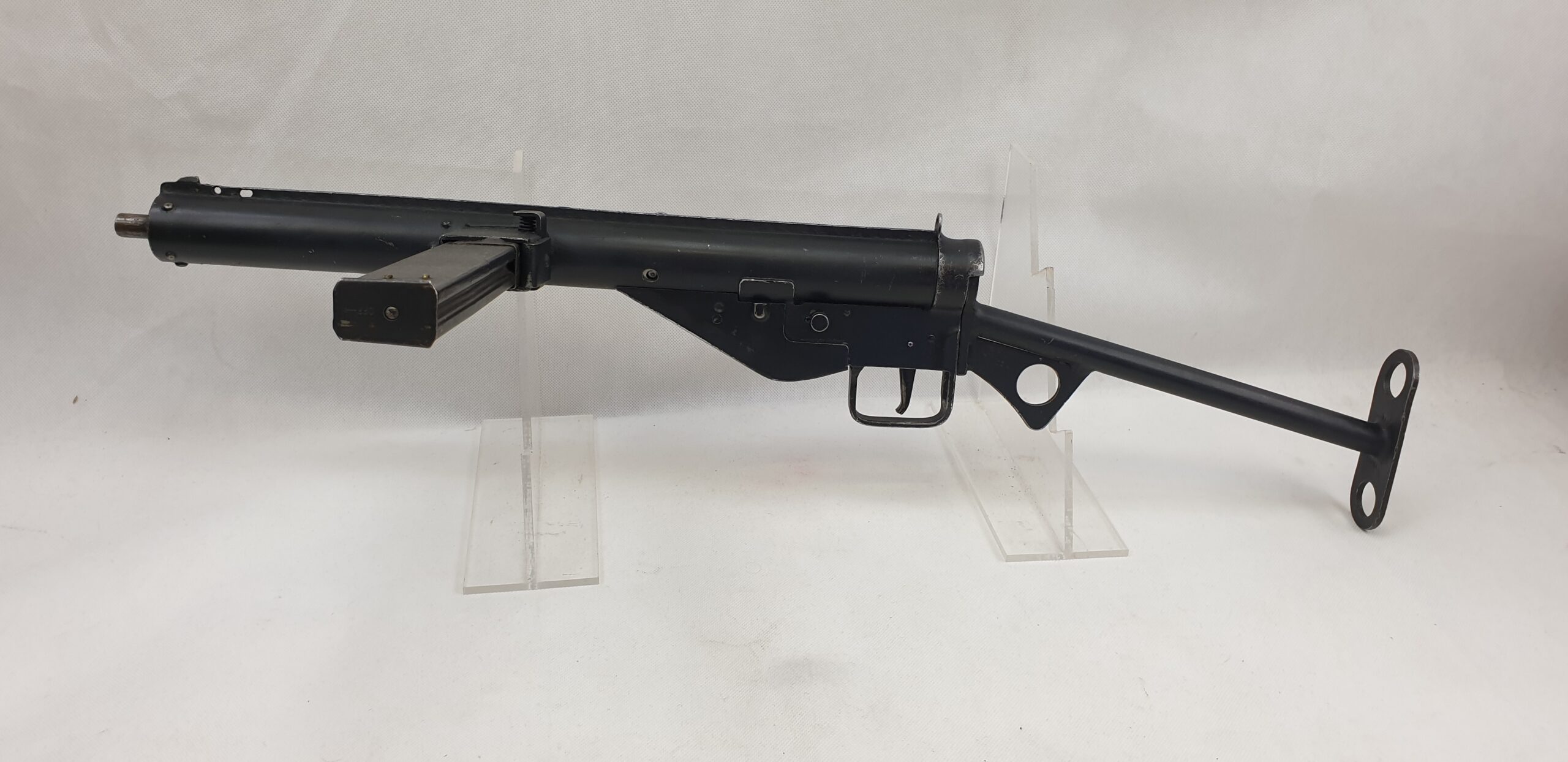 WW2 British STEN MK3 SMG, Fully Strippable, Cocks and Dry Fires - Deactivated