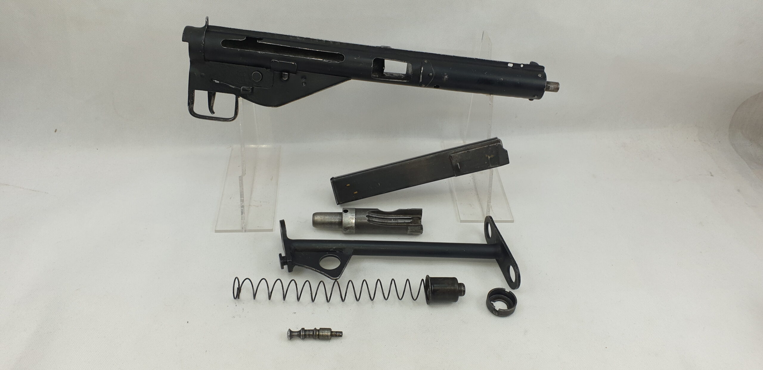 WW2 British STEN MK3 SMG, Fully Strippable, Cocks and Dry Fires - Deactivated - Image 11