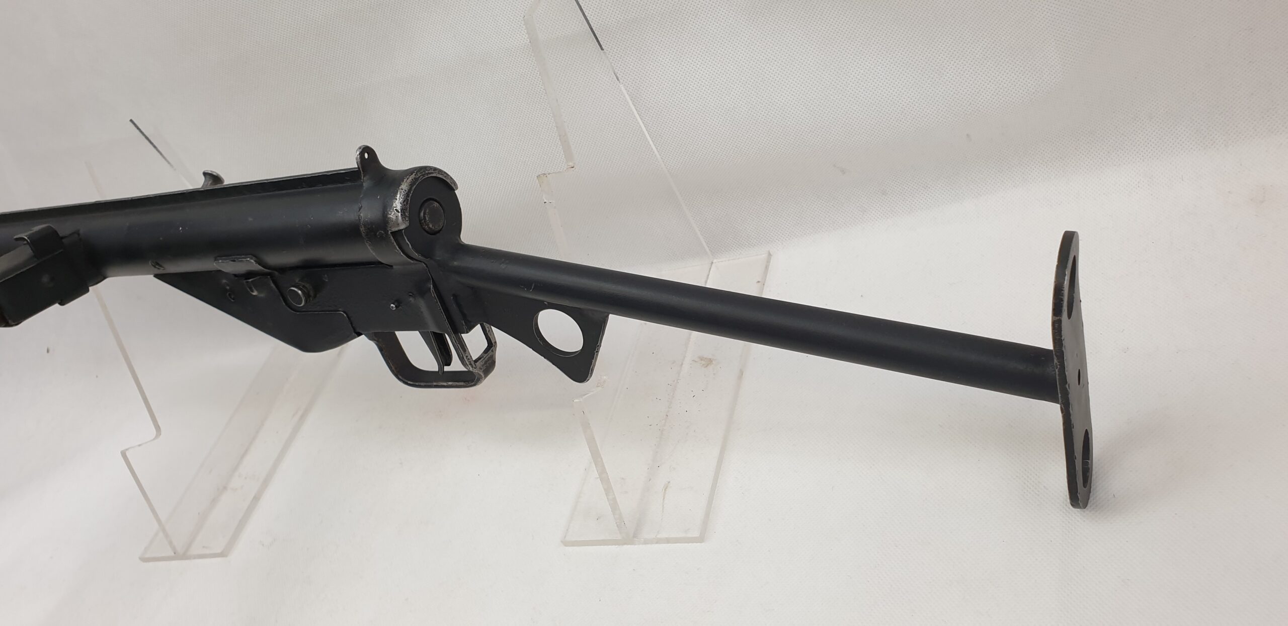 WW2 British STEN MK3 SMG, Fully Strippable, Cocks and Dry Fires - Deactivated - Image 3