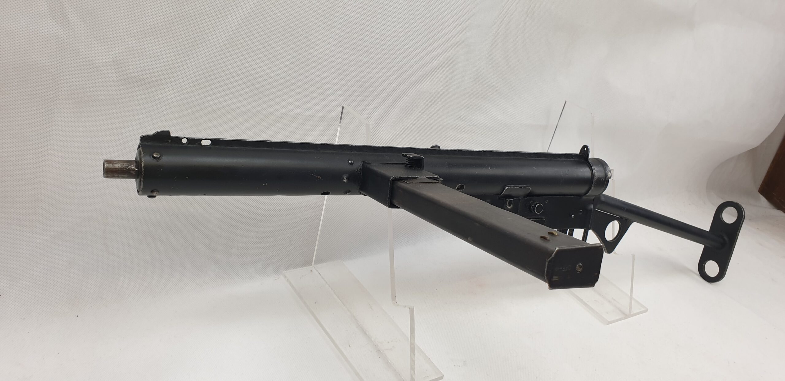 WW2 British STEN MK3 SMG, Fully Strippable, Cocks and Dry Fires - Deactivated - Image 4