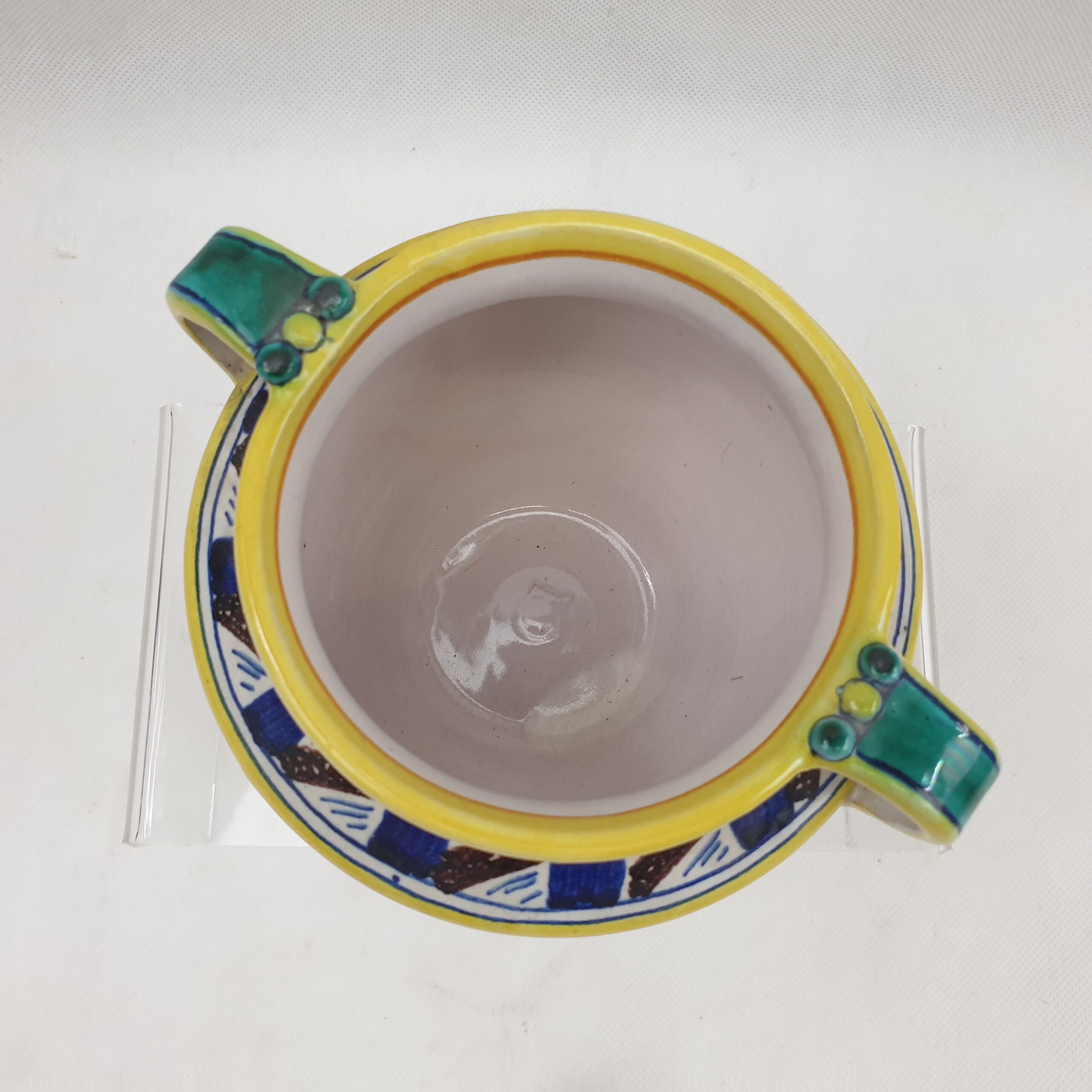 c1900 Italian Cantagalli Majolica Small Urn - Image 6
