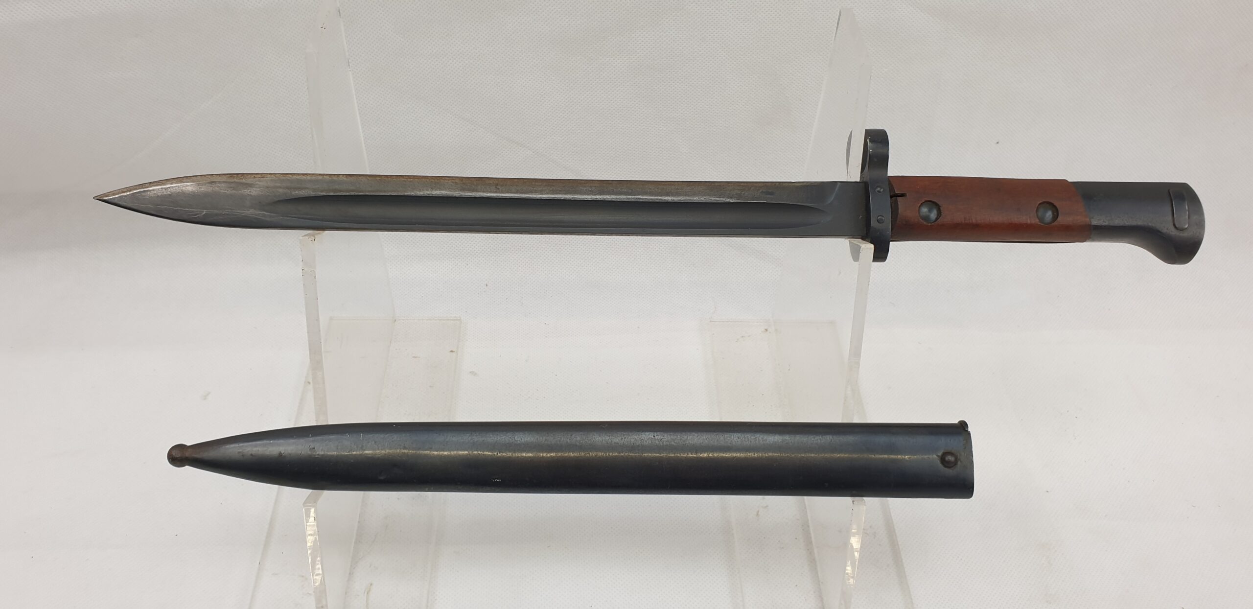 Belgian Mauser Bayonet M1924 And Scabbard
