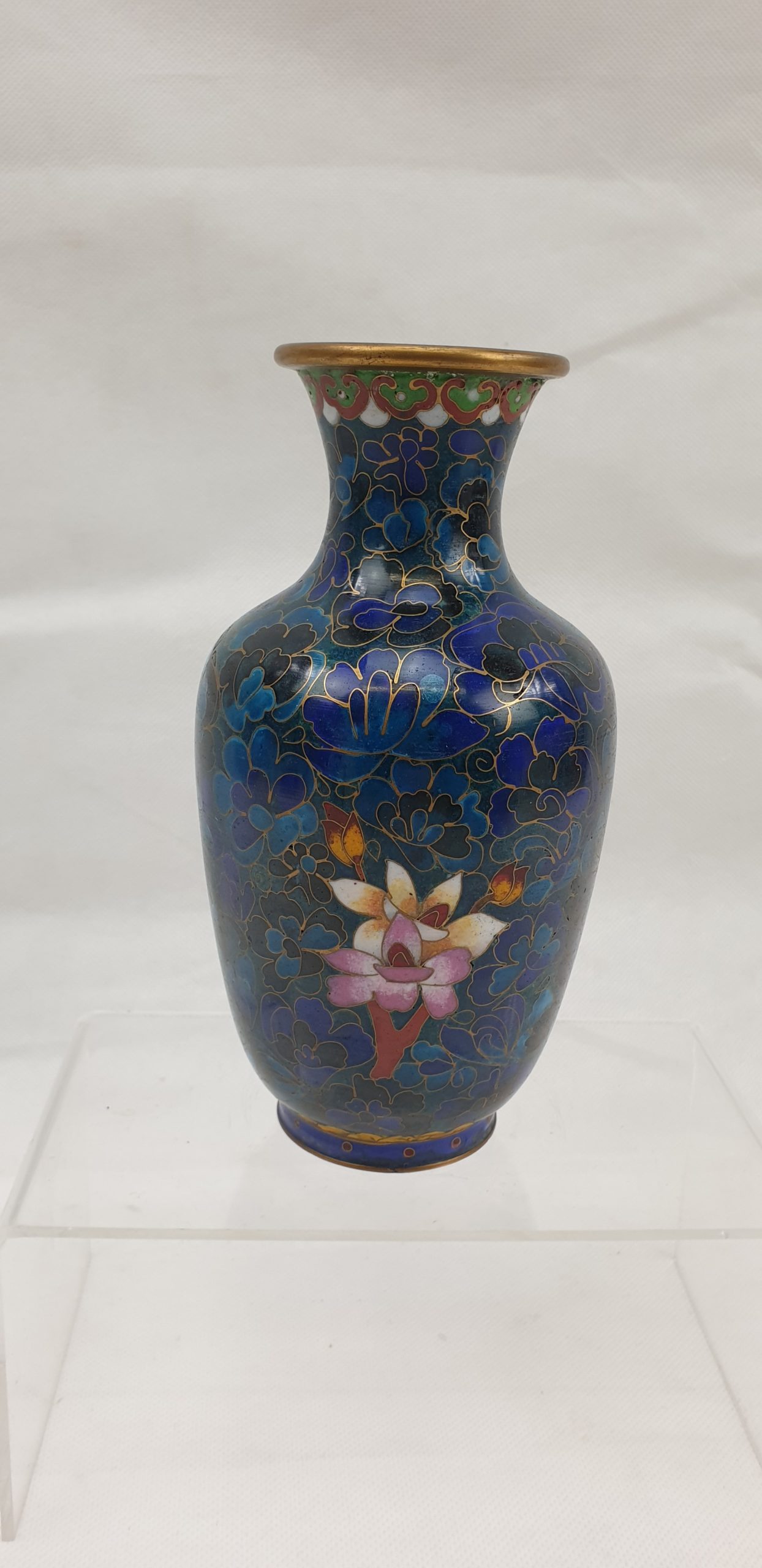 Chinese Cloisonne Vase #1 - Image 2
