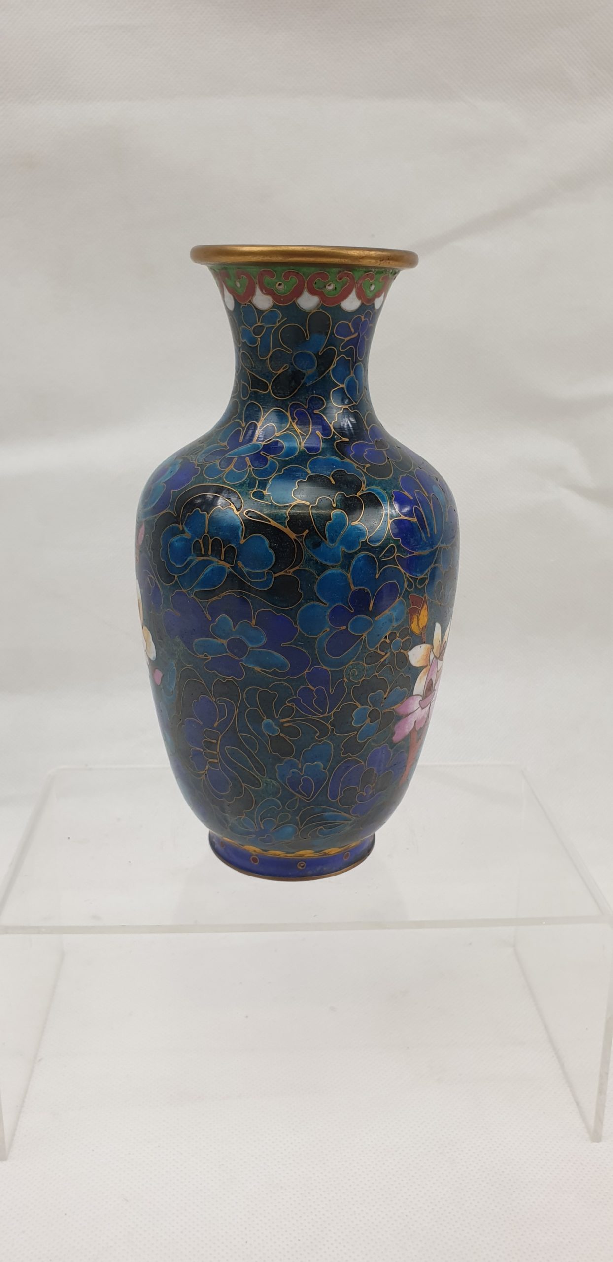 Chinese Cloisonne Vase #1 - Image 4