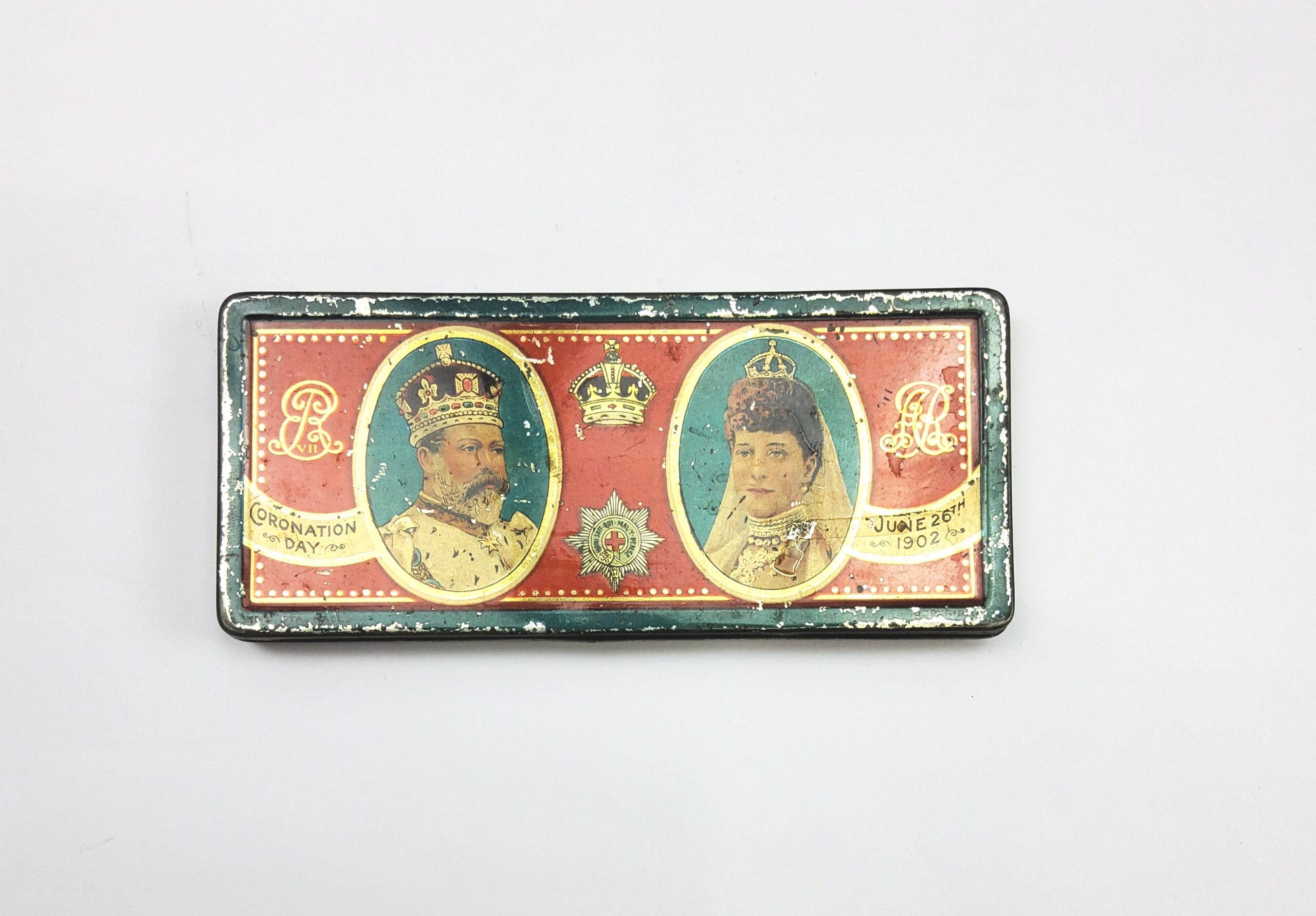 Coronation of Edward VII and Alexandra 1902 Tin By Rowntrees
