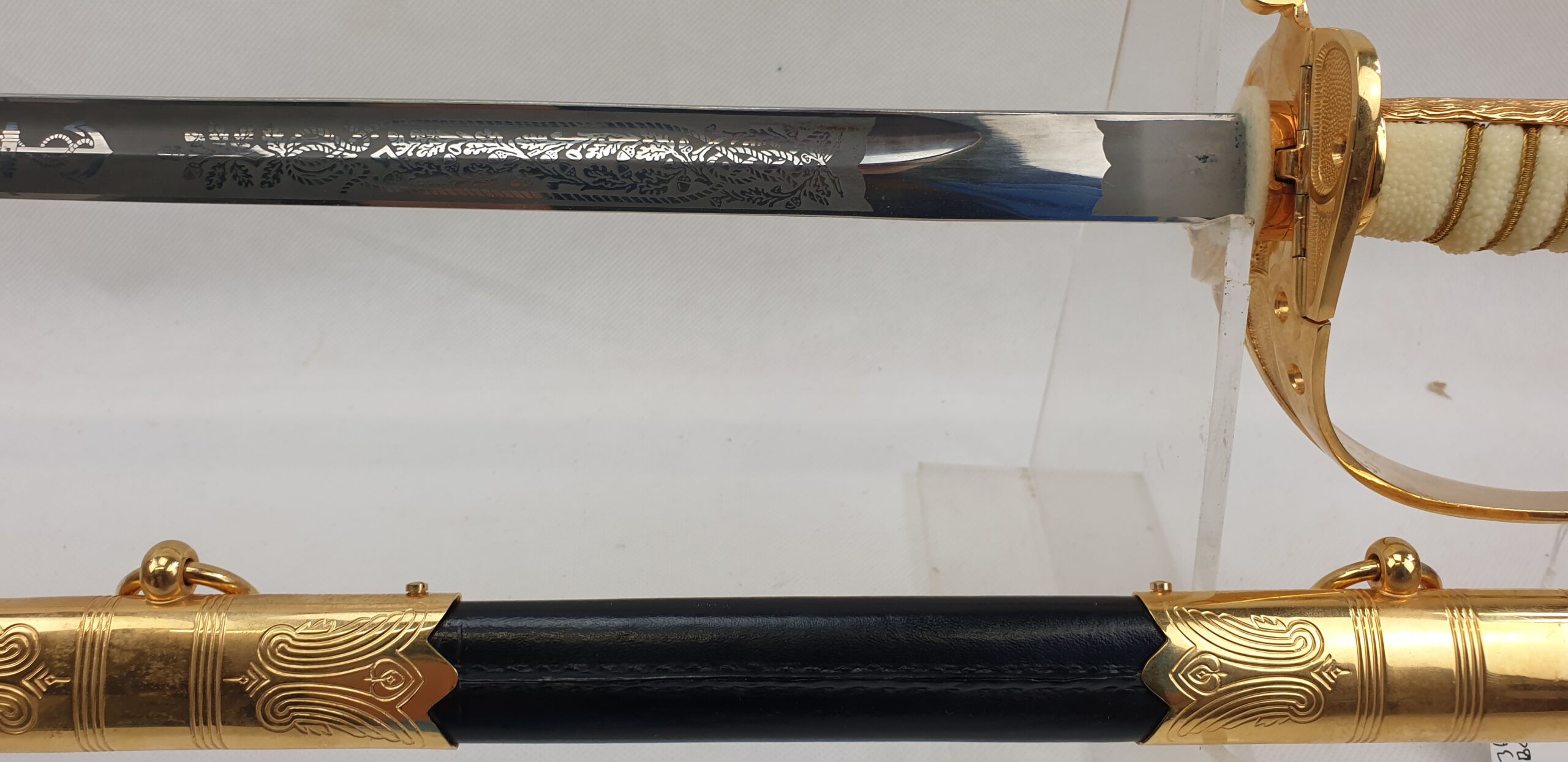 Immaculate 1827 Pattern QE2 Royal Navy Officers Sword By Firmin And Sons - Image 13
