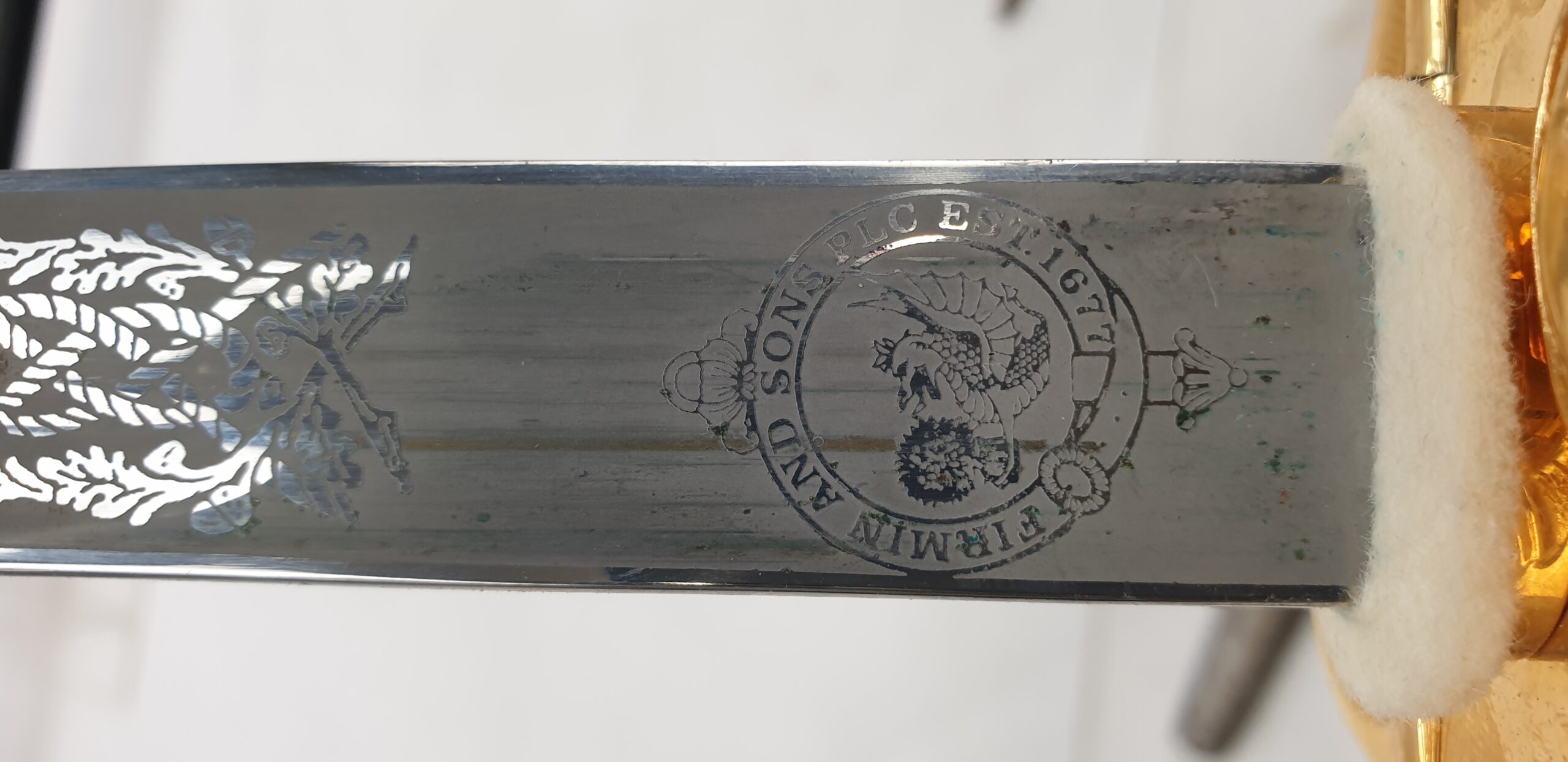 Immaculate 1827 Pattern QE2 Royal Navy Officers Sword By Firmin And Sons - Image 9